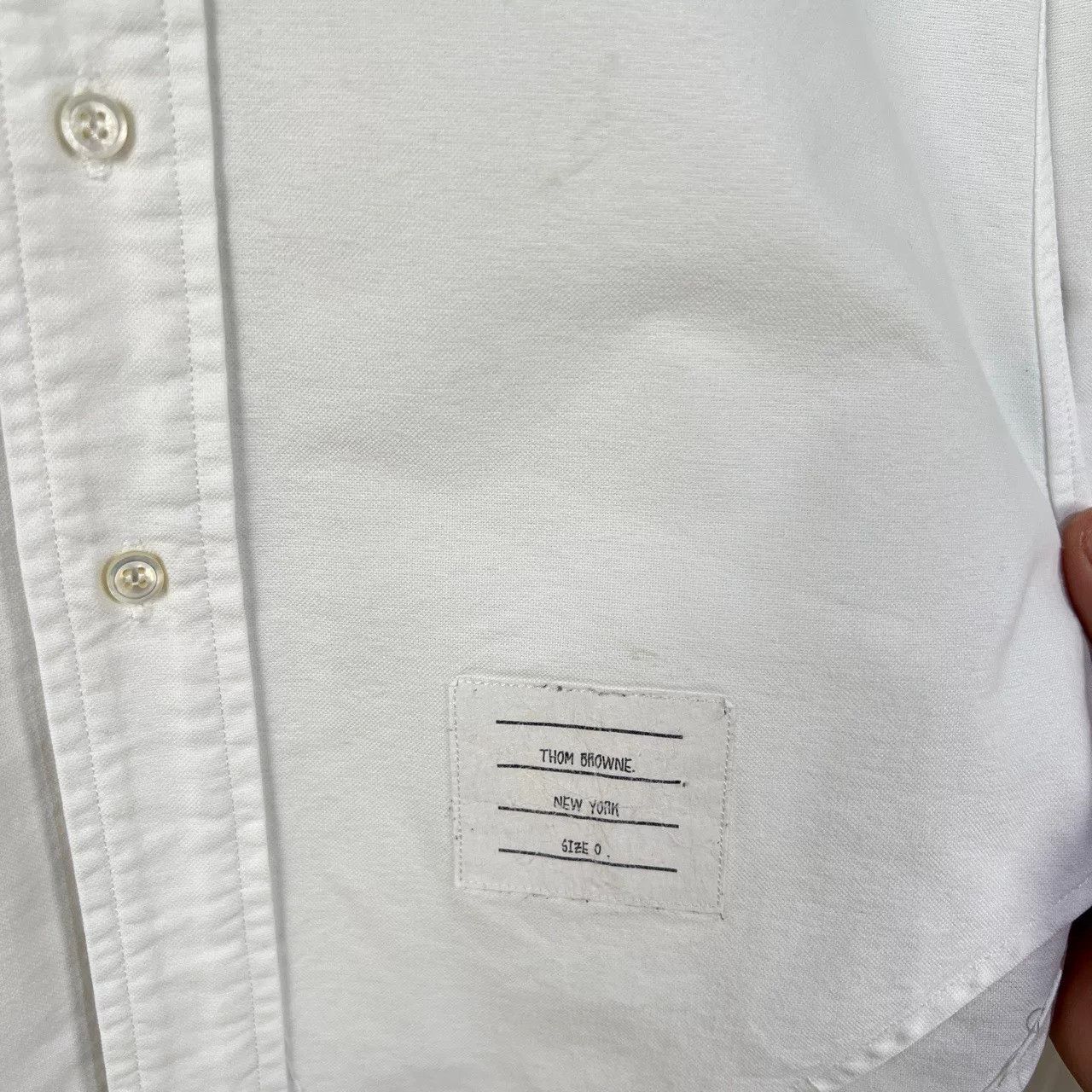 Thom Browne Thom Browne Whale Embroidered Shirt Size US XXS / EU 40 - 4 Thumbnail