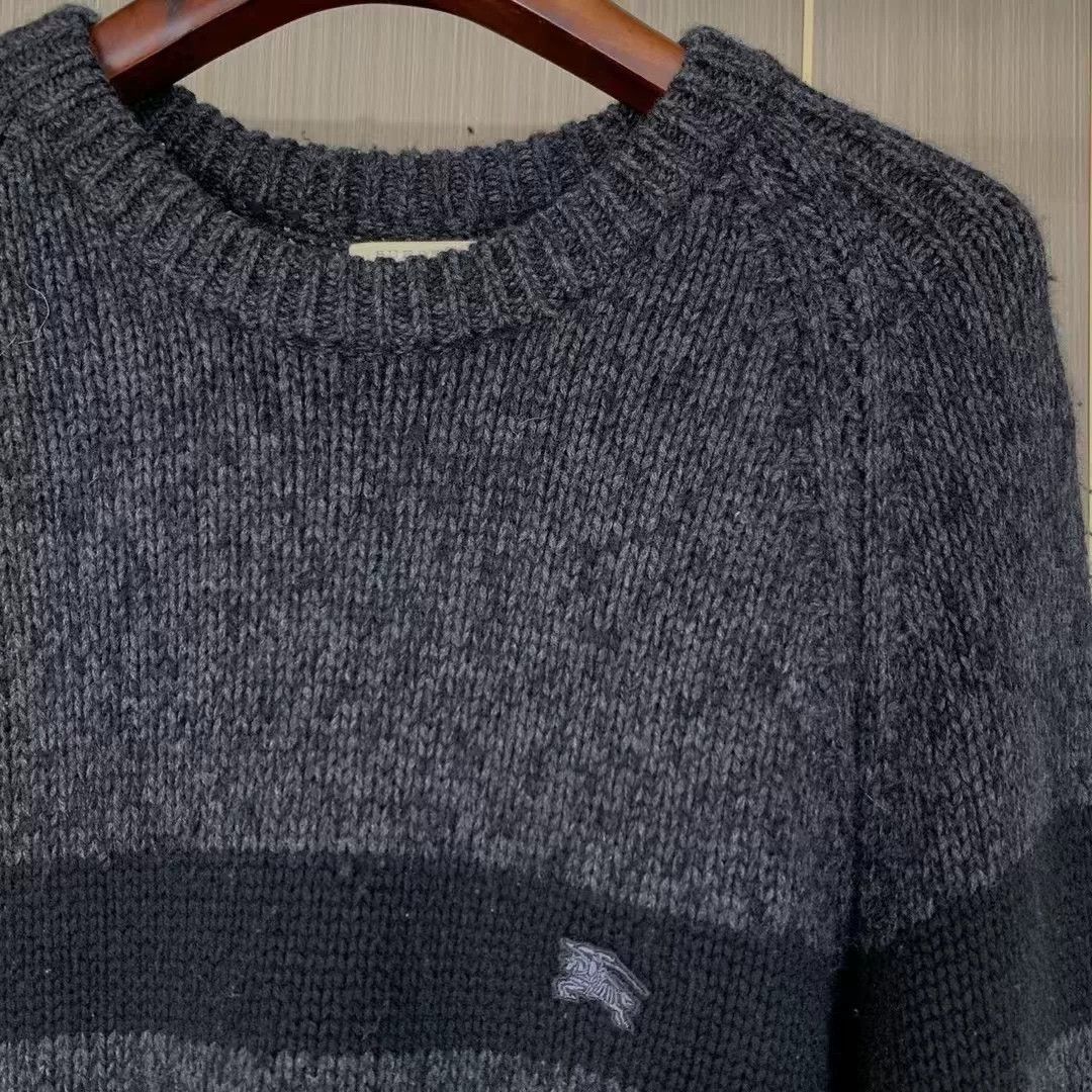 Burberry burberry striped knitted sweater in gray Size US S / EU 44-46 / 1 - 3 Thumbnail