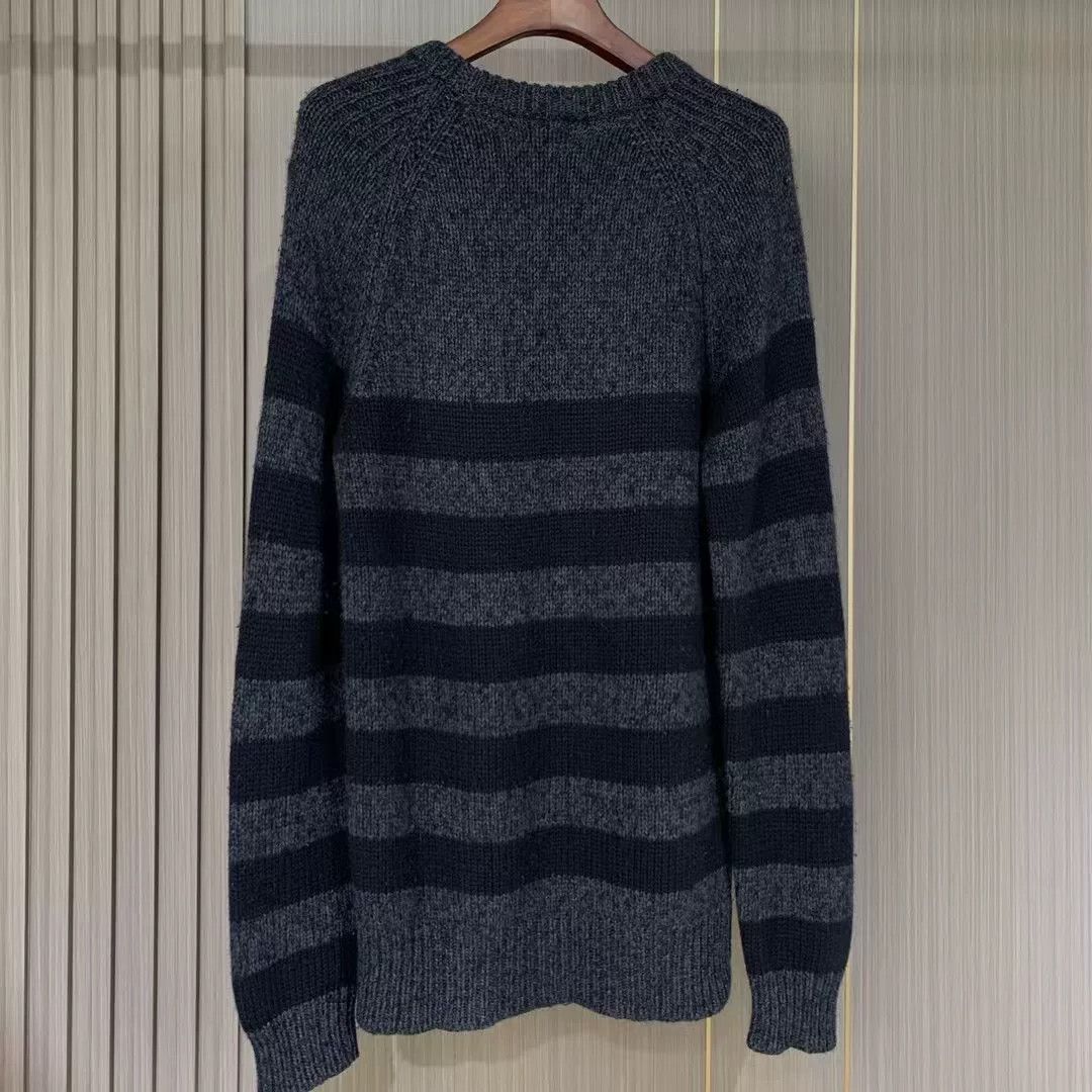 Burberry burberry striped knitted sweater in gray Size US S / EU 44-46 / 1 - 2 Thumbnail