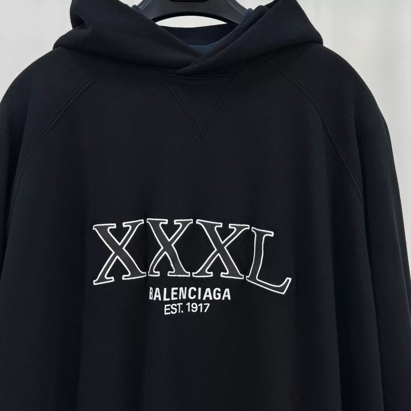 Balenciaga Balenciaga Embroidered Lettered Hoodie Sweatshirt Size US S / EU 44-46 / 1 - 3 Thumbnail