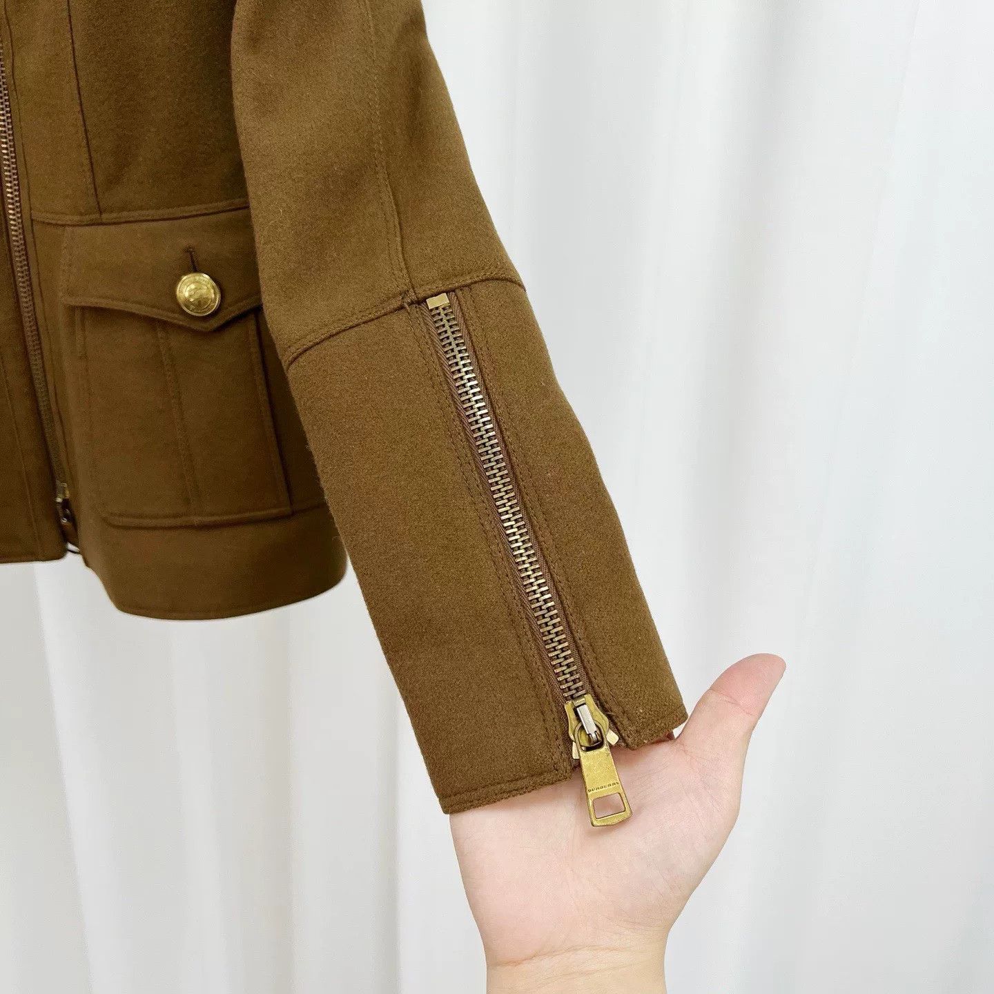 Burberry burberry lambswool collar zip coat Size S / US 4 / IT 40 - 4 Thumbnail