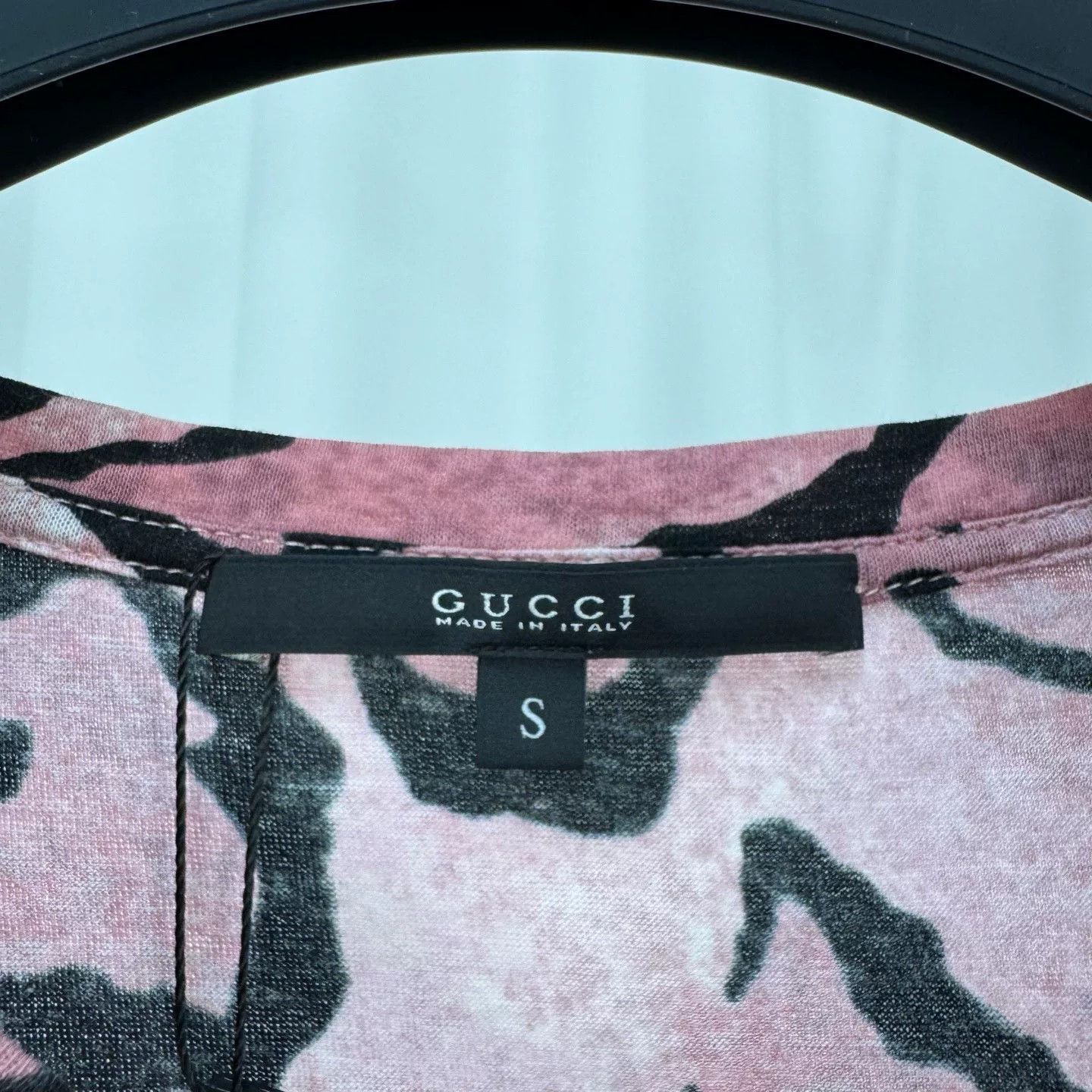 Gucci gucci leopard print short sleeve t-shirt Size S / US 4 / IT 40 - 6 Thumbnail