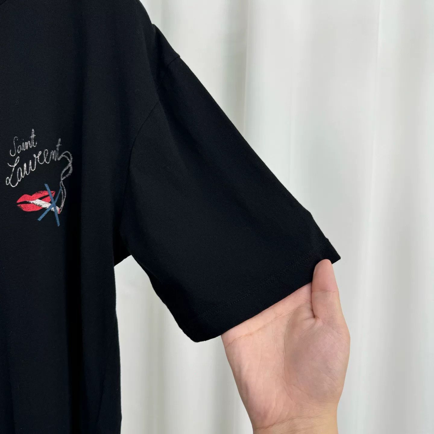 Saint Laurent Paris saint laurent black short sleeve t-shirt Size US XS / EU 42 / 0 - 4 Thumbnail