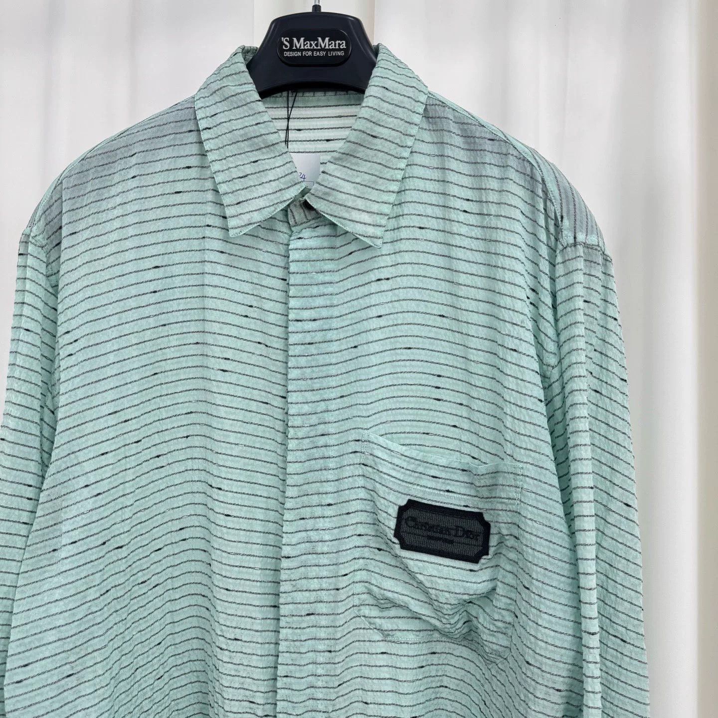 Dior new embroidered silk long sleeve shirt Size US M / EU 48-50 / 2 - 3 Thumbnail