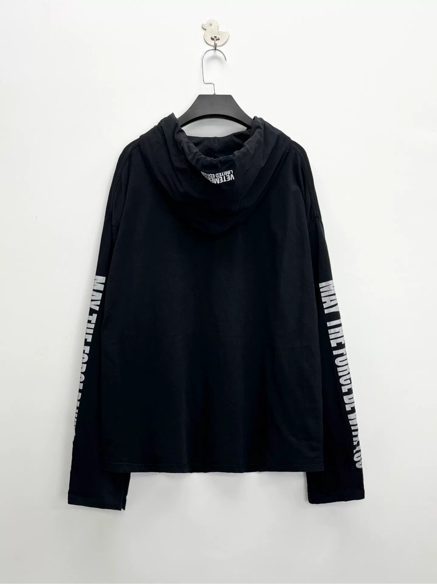Vetements vetements starwars logo black hoodie Size US S / EU 44-46 / 1 - 2 Thumbnail