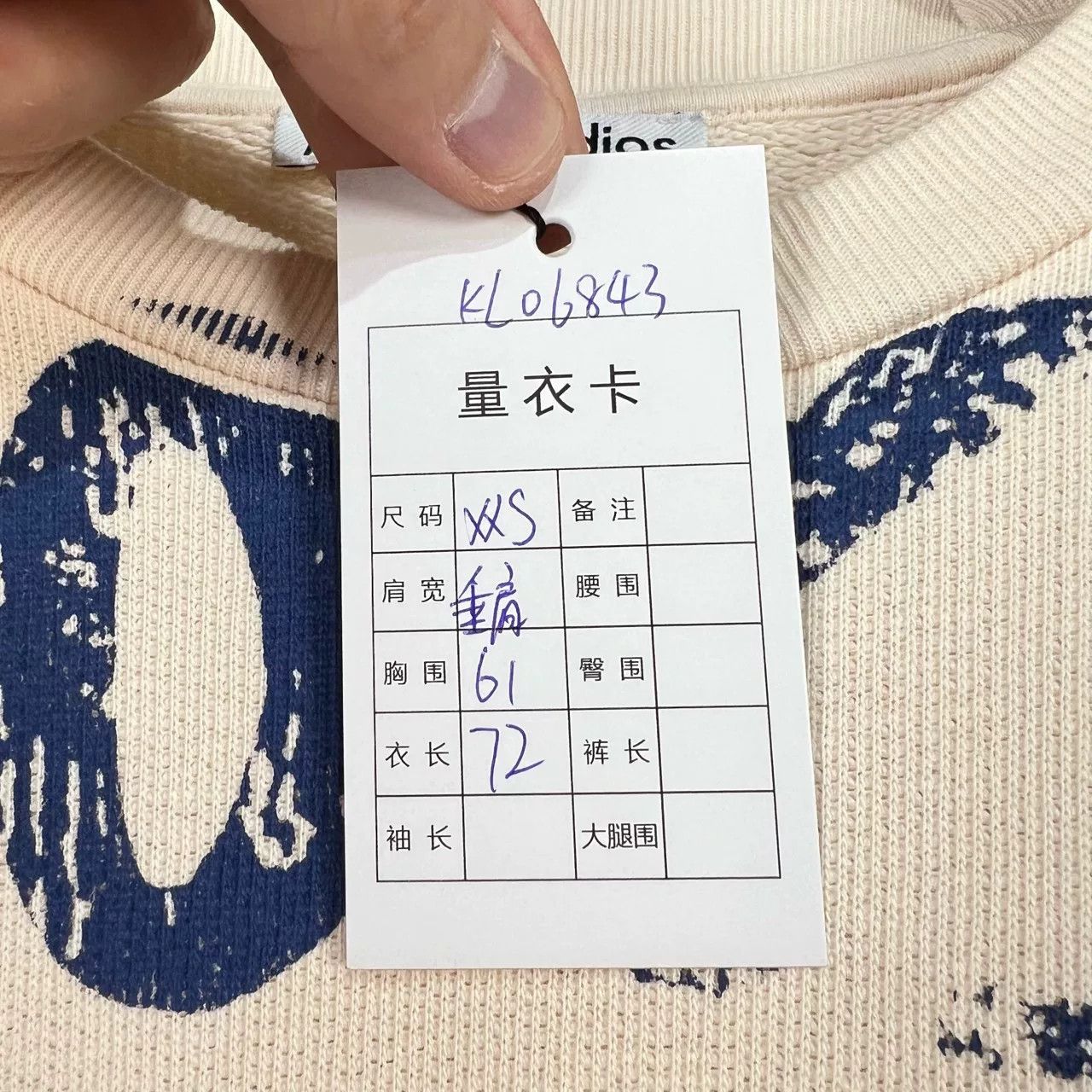 Acne Studios Acne Studios Beige Printed Sweatshirt Size XXS / US 00 / IT 34 - 7 Thumbnail