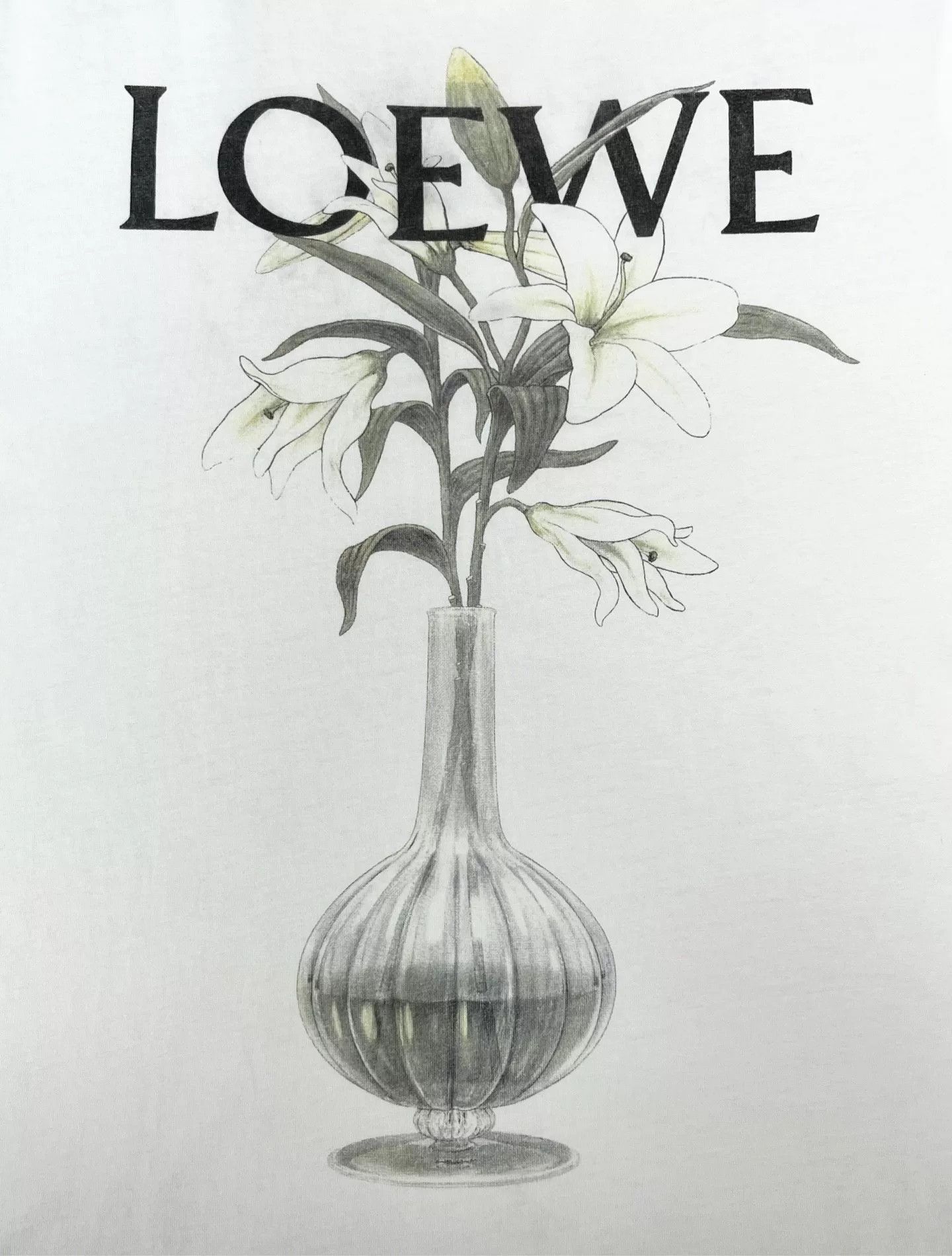 Loewe Loewe White Floral Logo Short Sleeve Top Size S / US 4 / IT 40 - 4 Thumbnail