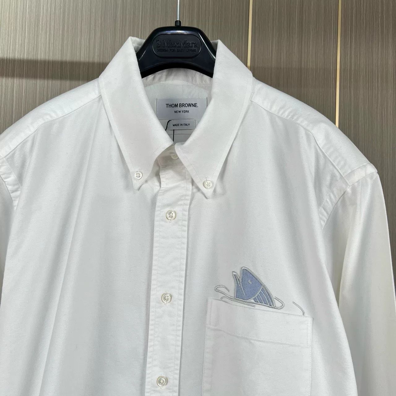 Thom Browne thom browne embroidered koi striped shirt Size US M / EU 48-50 / 2 - 6 Thumbnail