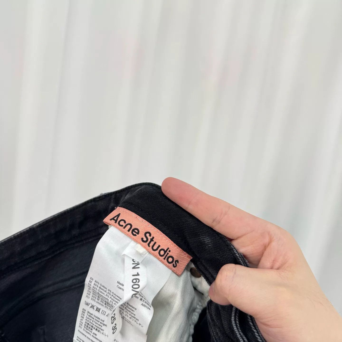 Acne Studios black denim Acne Studios long pants W25 Size 25" / US 0 / IT 36 - 6 Thumbnail