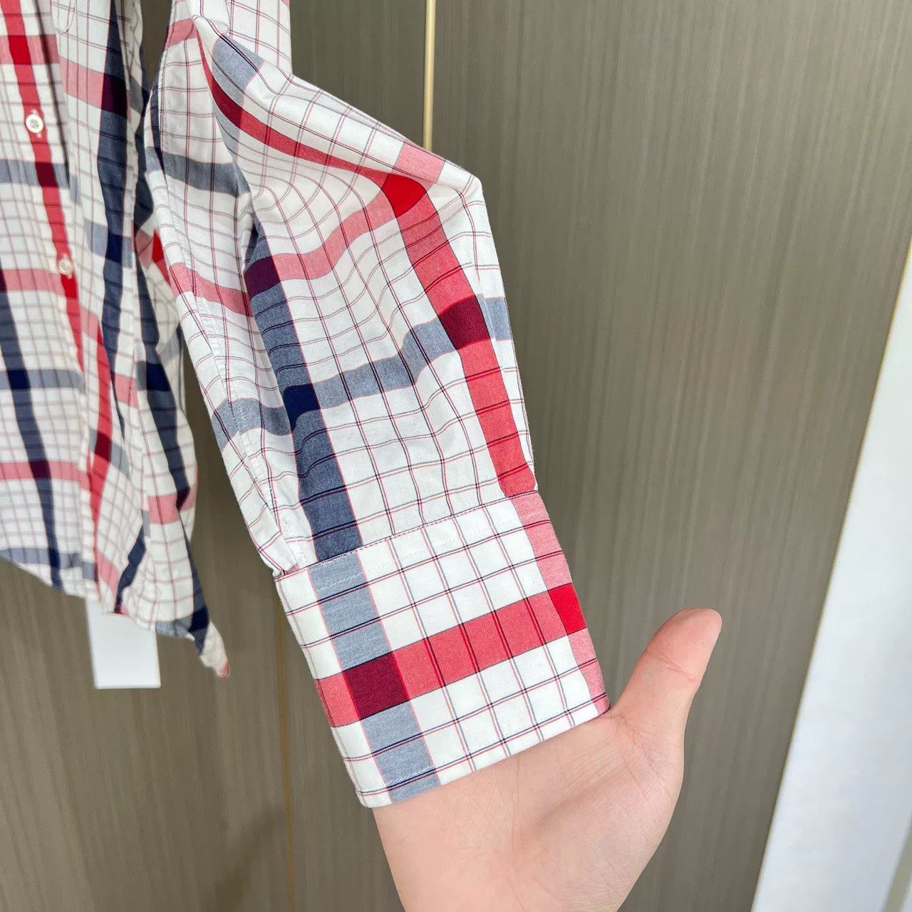 Thom Browne thom browne red and white checkered shirt Size US XS / EU 42 / 0 - 4 Thumbnail
