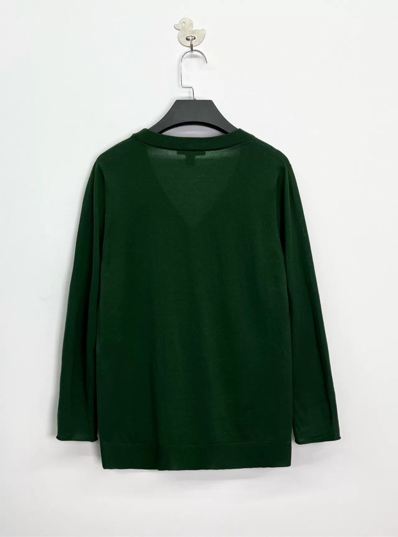 Louis Vuitton louis vuitton green wool long sleeve top Size S / US 4 / IT 40 - 2 Thumbnail
