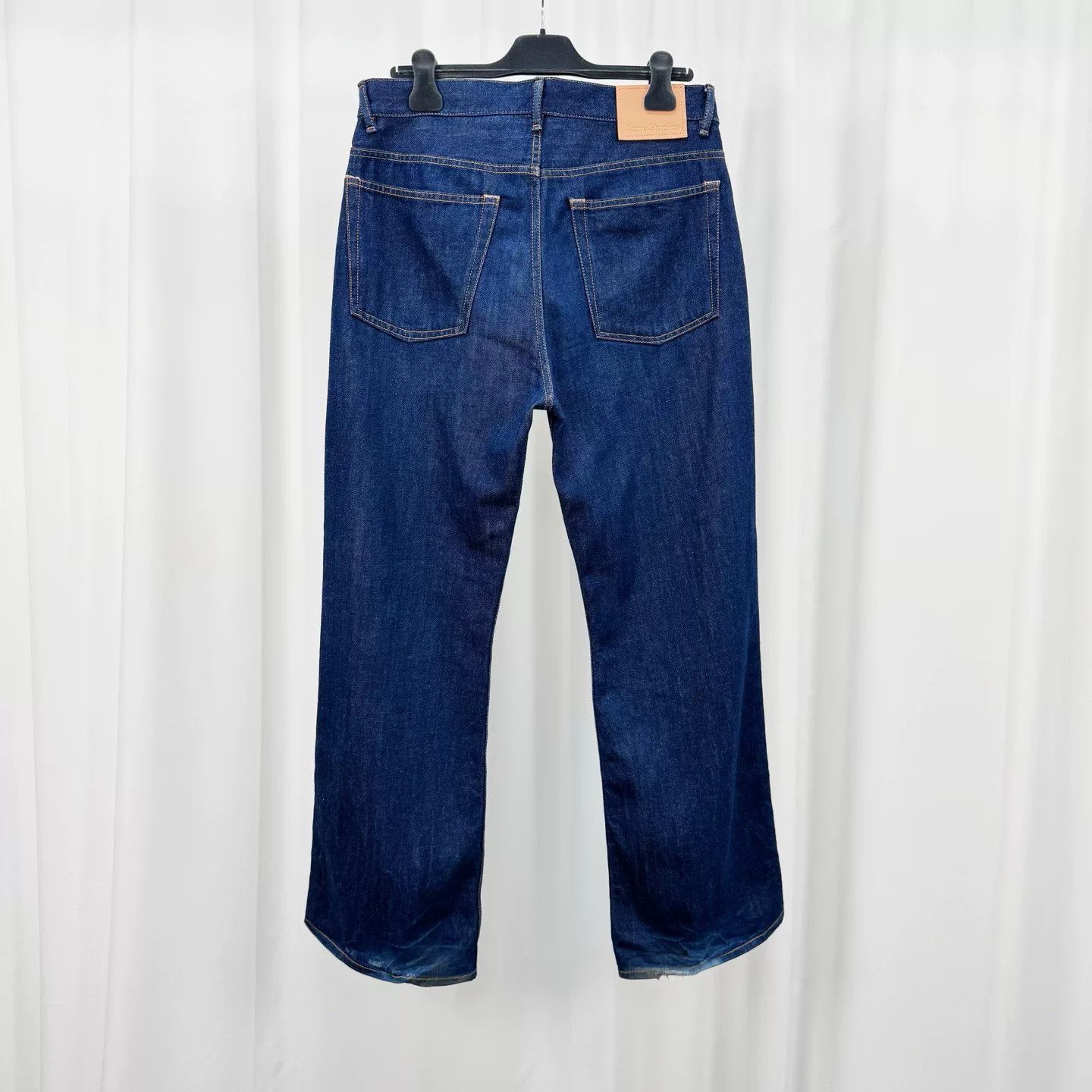 Acne Studios acne studios denim pants with leather label Size US 31 - 2 Thumbnail