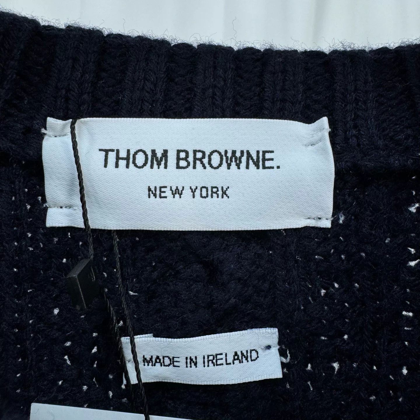 Thom Browne thom browne cable knit wool sweater Size US S / EU 44-46 / 1 - 5 Thumbnail