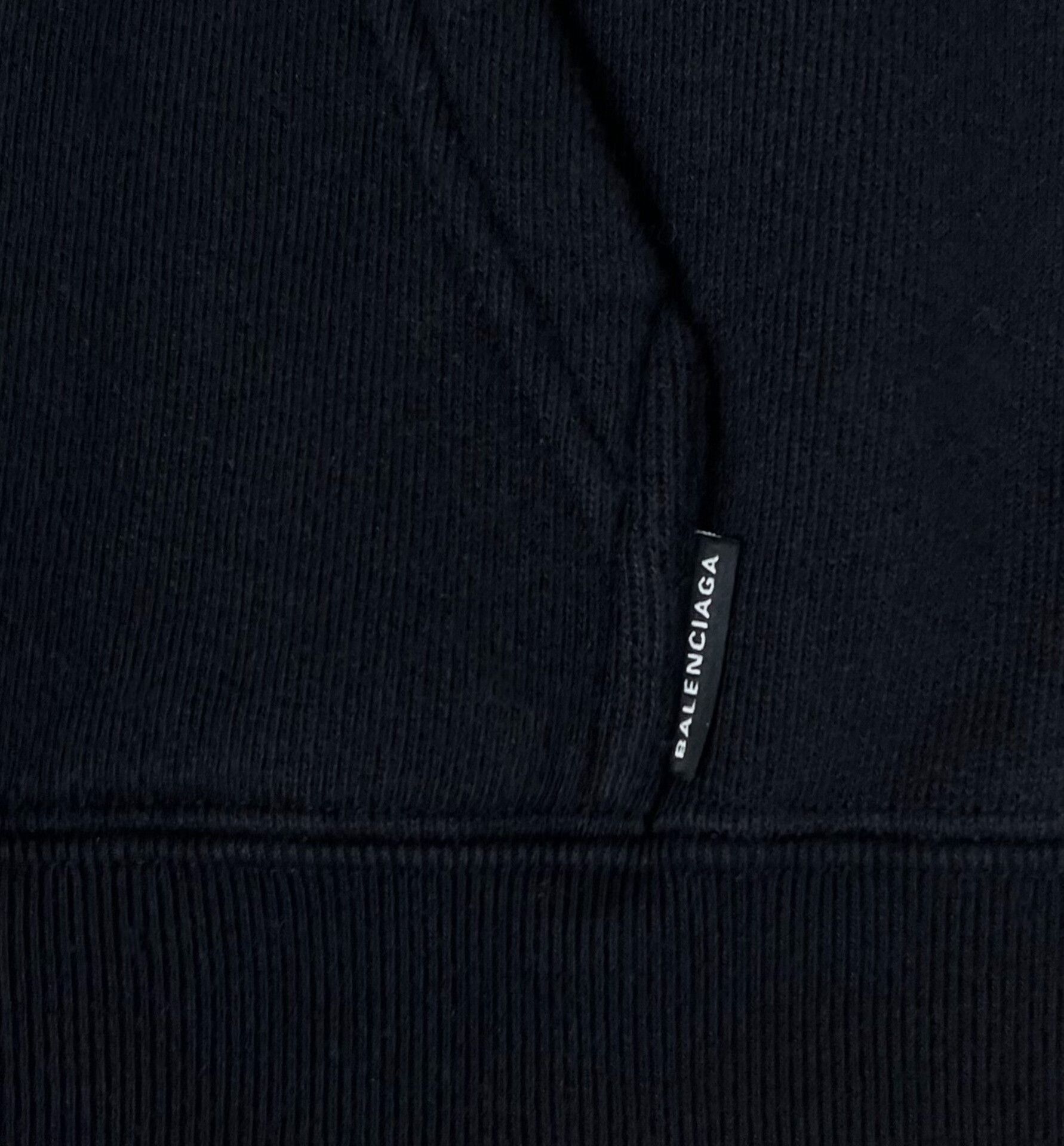 Balenciaga black graffiti logo hoodie Size US S / EU 44-46 / 1 - 5 Thumbnail