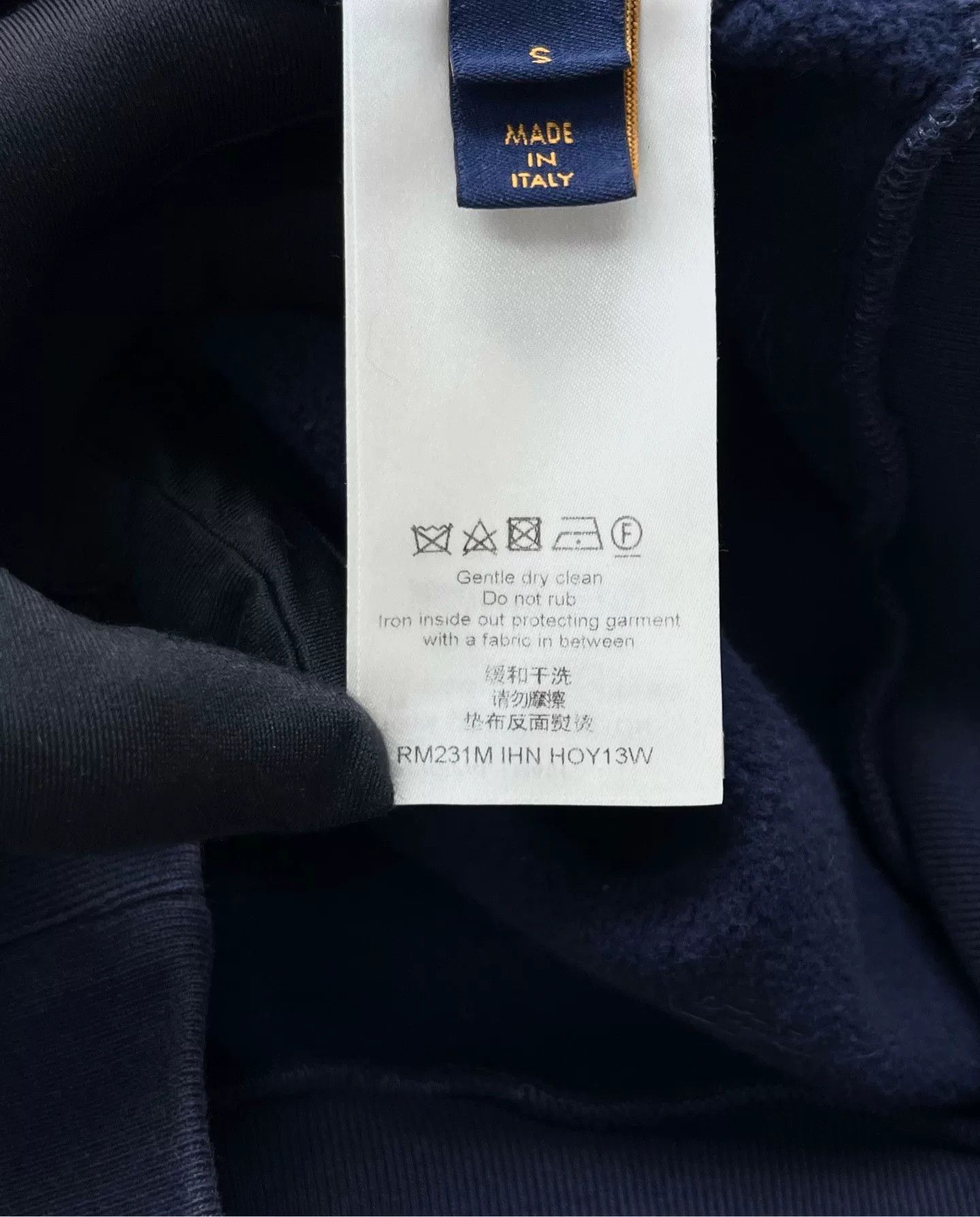Louis Vuitton louis vuitton navy sweatshirt with butterfly logo Size S / US 4 / IT 40 - 4 Thumbnail
