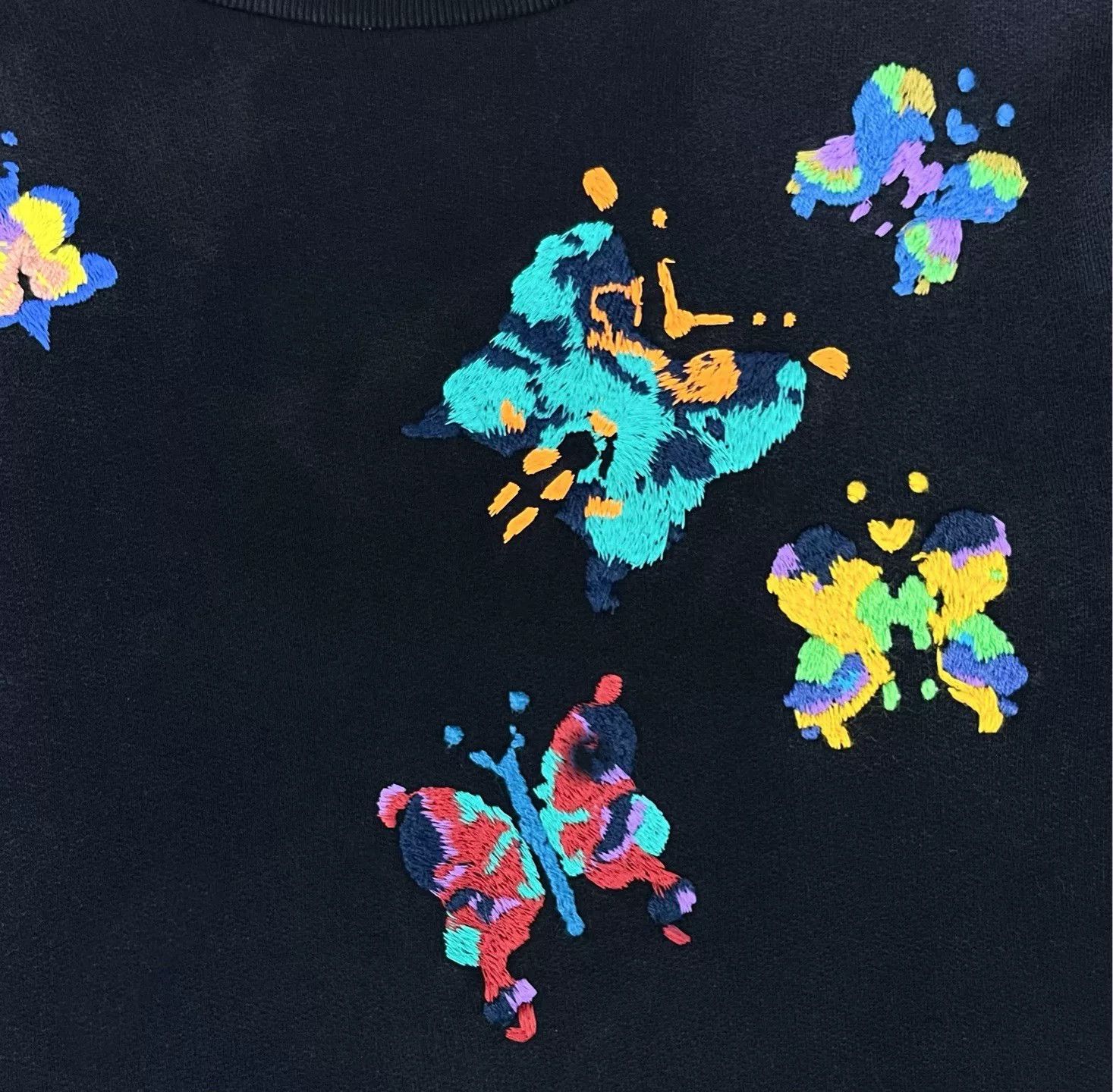 Louis Vuitton louis vuitton navy sweatshirt with butterfly logo Size S / US 4 / IT 40 - 5 Thumbnail