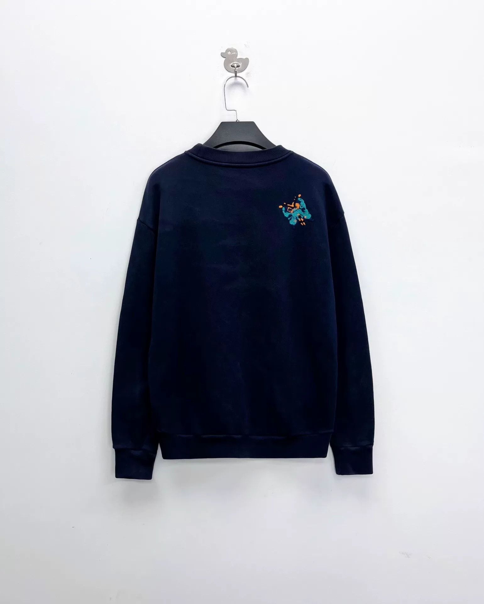 Louis Vuitton louis vuitton navy sweatshirt with butterfly logo Size S / US 4 / IT 40 - 2 Thumbnail