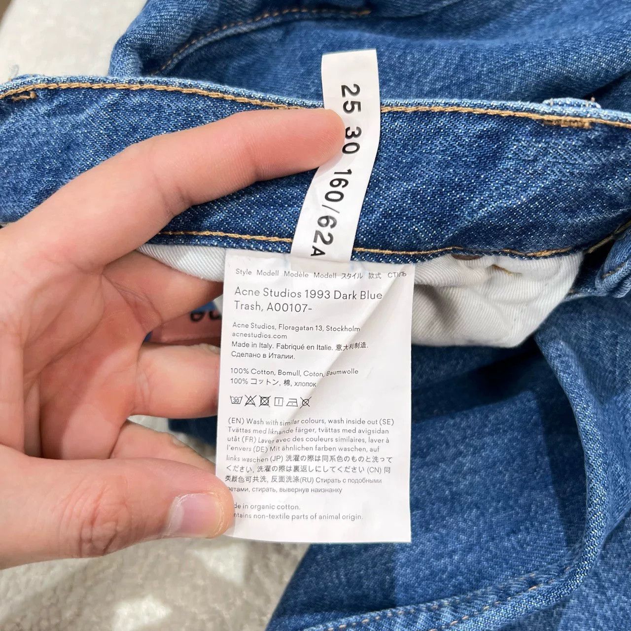 Acne Studios Acne Studios Blue Washed Denim Pants Size 25" / US 0 / IT 36 - 6 Thumbnail