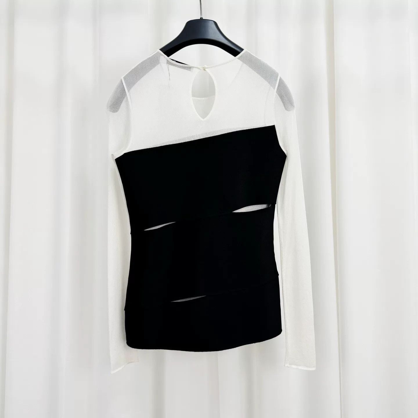 Dior Dior Cut-Out Mesh Top Size 34 Size XS / US 0-2 / IT 36-38 - 2 Thumbnail
