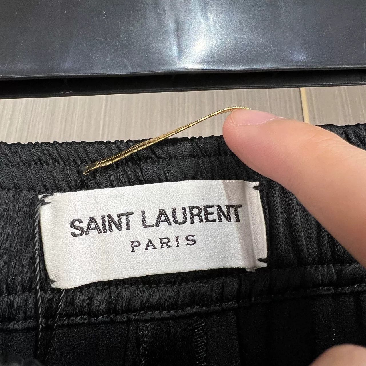 Saint Laurent Paris Saint Laurent Embroidered Acetate Long Pants Size US 36 / EU 52 - 6 Thumbnail