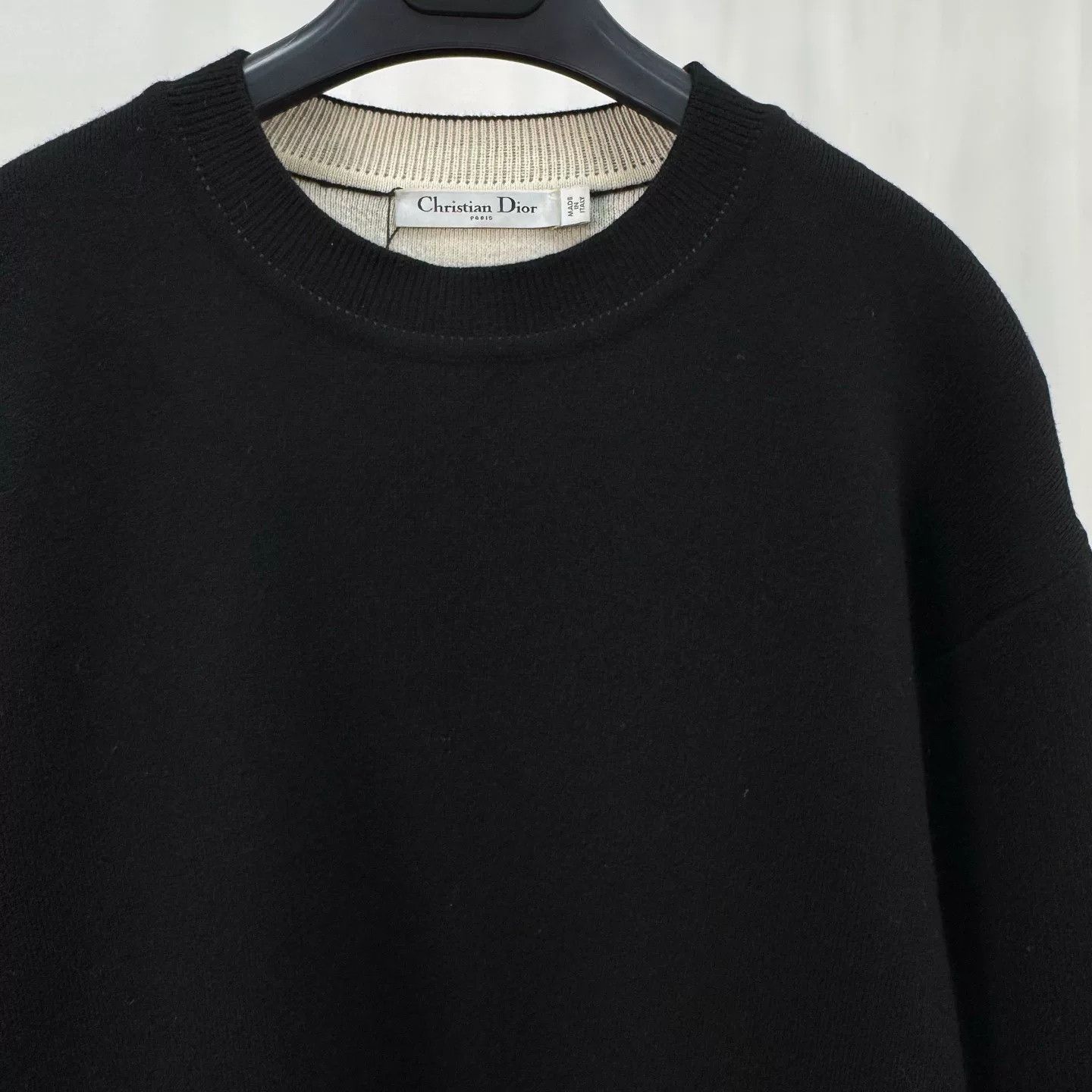 Dior Dior Black Cashmere Knit Sweater Size XS / US 0-2 / IT 36-38 - 3 Thumbnail