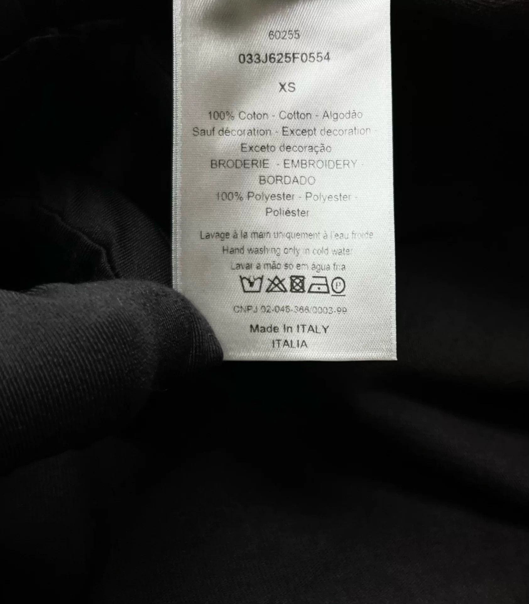 Dior Dior Black Short Sleeve Logo T-Shirt Size US XS / EU 42 / 0 - 4 Thumbnail