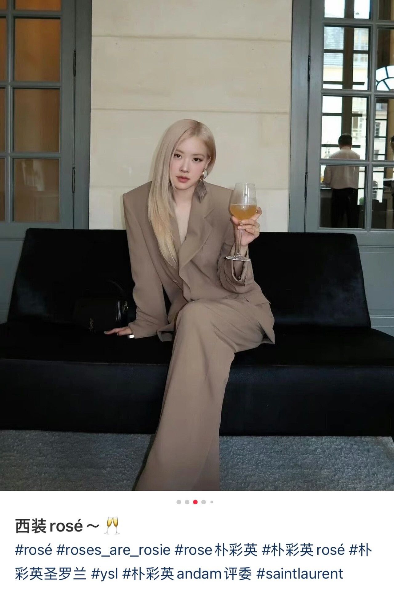Saint Laurent Paris Saint Laurent High-Waist Straight Wool Pants Size US 34 / EU 50 - 6 Thumbnail