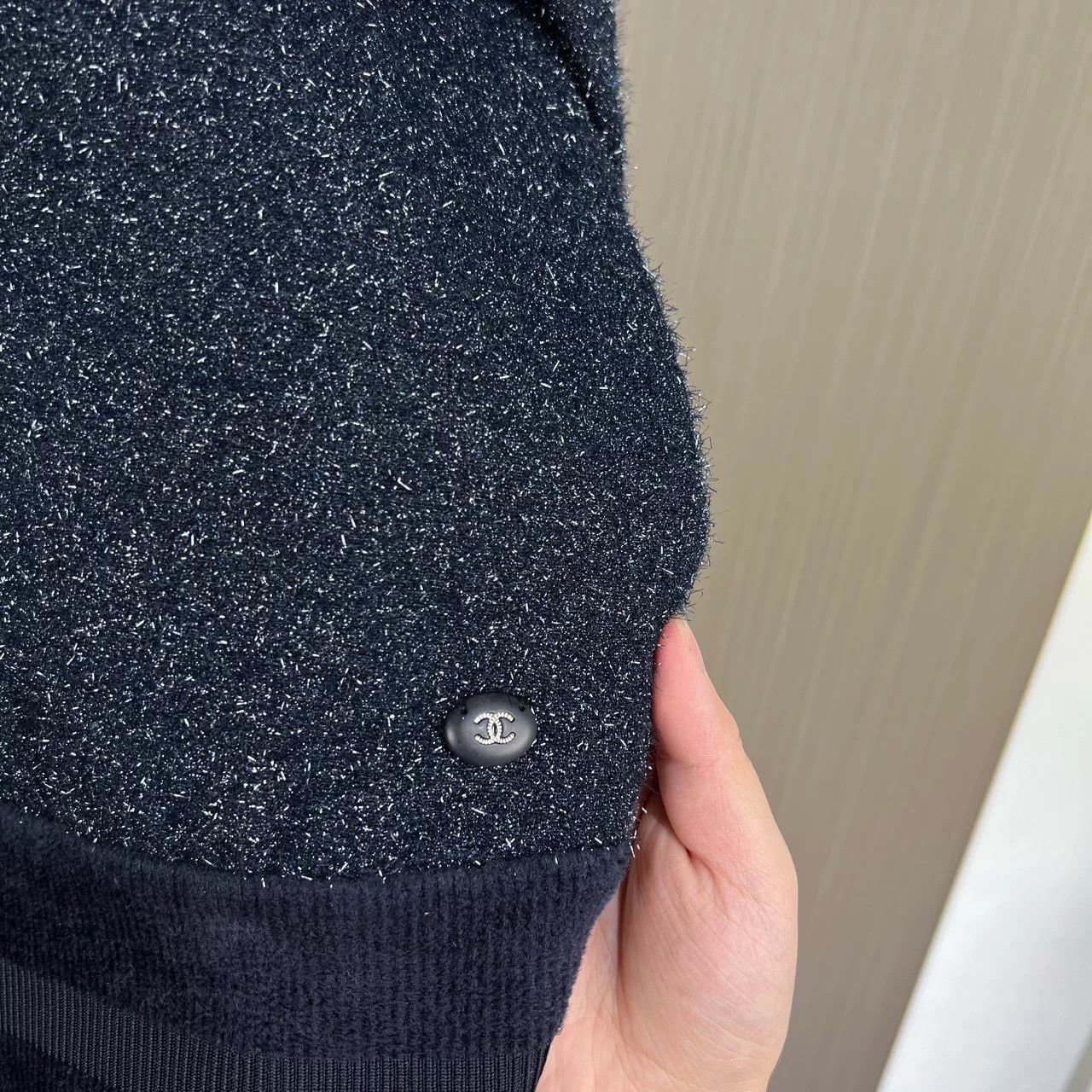 Chanel chanel embroidered starry sweatshirt in blue Size M / US 6-8 / IT 42-44 - 5 Thumbnail