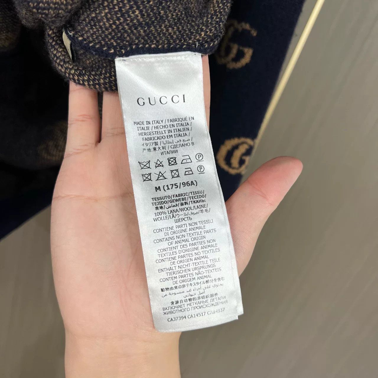 Gucci gucci embroidered gg pattern cardigan size m Size US M / EU 48-50 / 2 - 6 Thumbnail