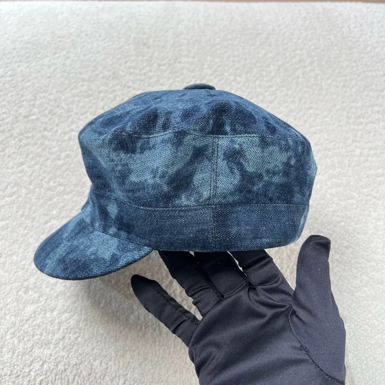 Dior dior tie-dye denim beret hat Size ONE SIZE - 4 Thumbnail
