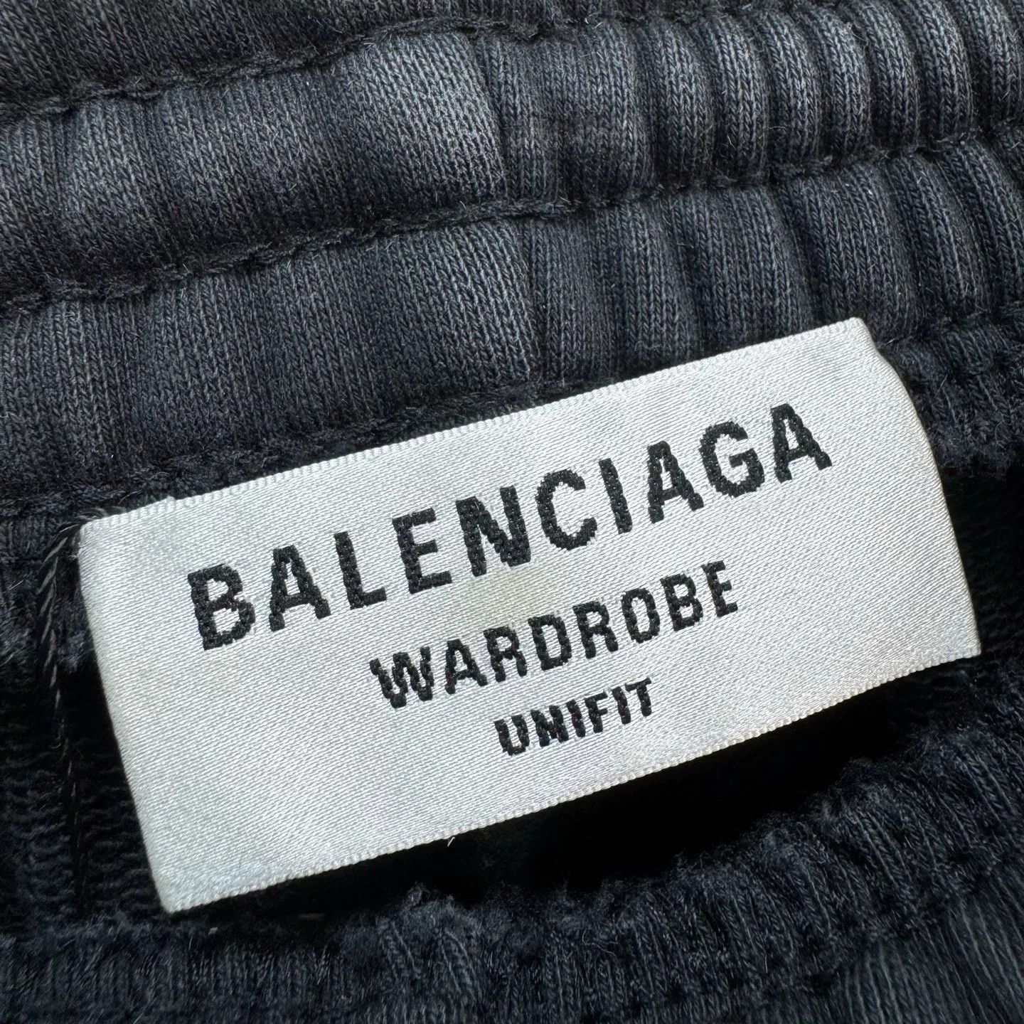 Balenciaga Balenciaga Black Embroidered Letter Shorts Size US 26 / EU 42 - 6 Thumbnail