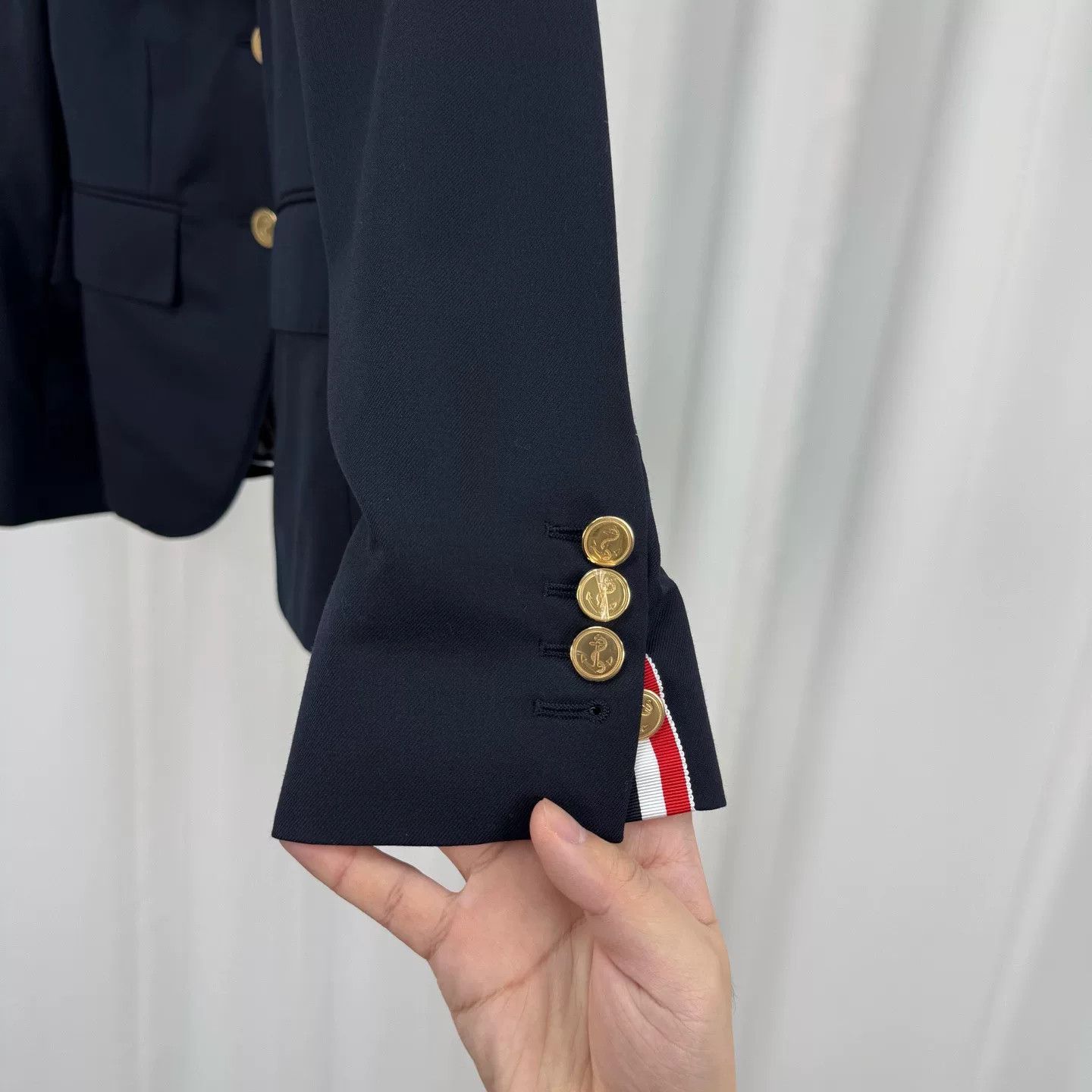 Thom Browne thom browne wool blazer with gold accents Size US M / EU 48-50 / 2 - 4 Thumbnail
