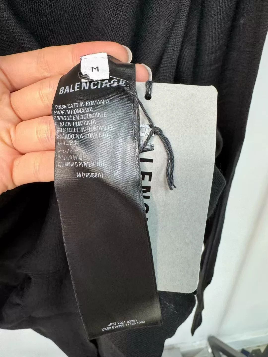 Balenciaga black knitted sweater by Balenciaga Size US M / EU 48-50 / 2 - 3 Thumbnail