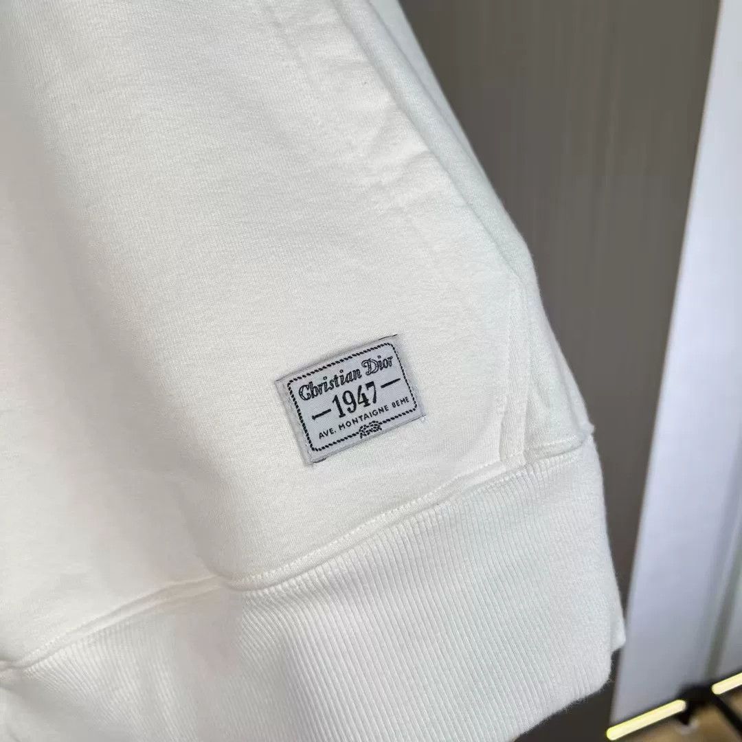 Dior Dior 1947 Embroidered Letter Hoodie Size S / US 4 / IT 40 - 4 Thumbnail
