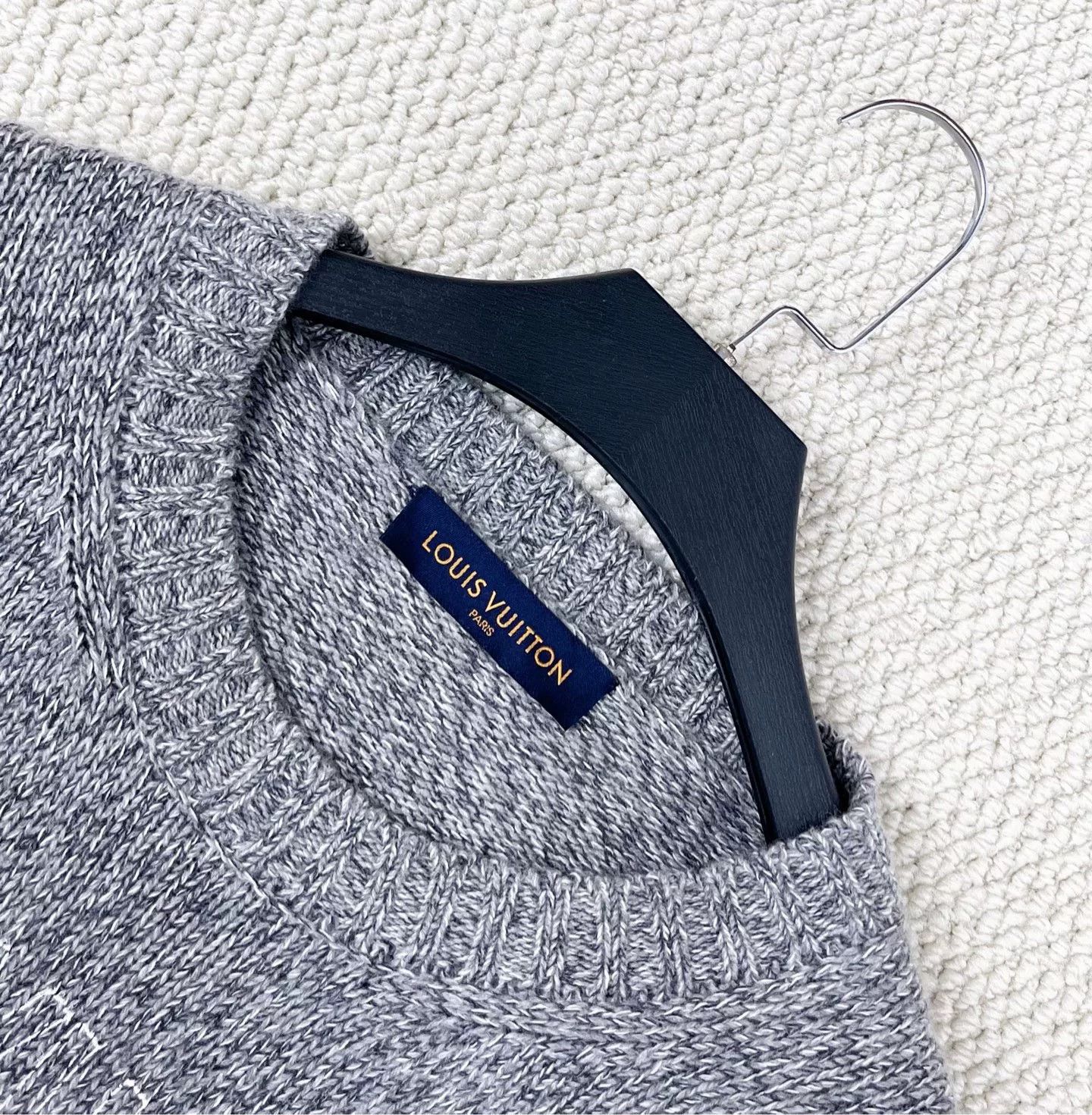 Louis Vuitton gray louis vuitton cashmere sweater Size US XXL / EU 58 / 5 - 3 Thumbnail