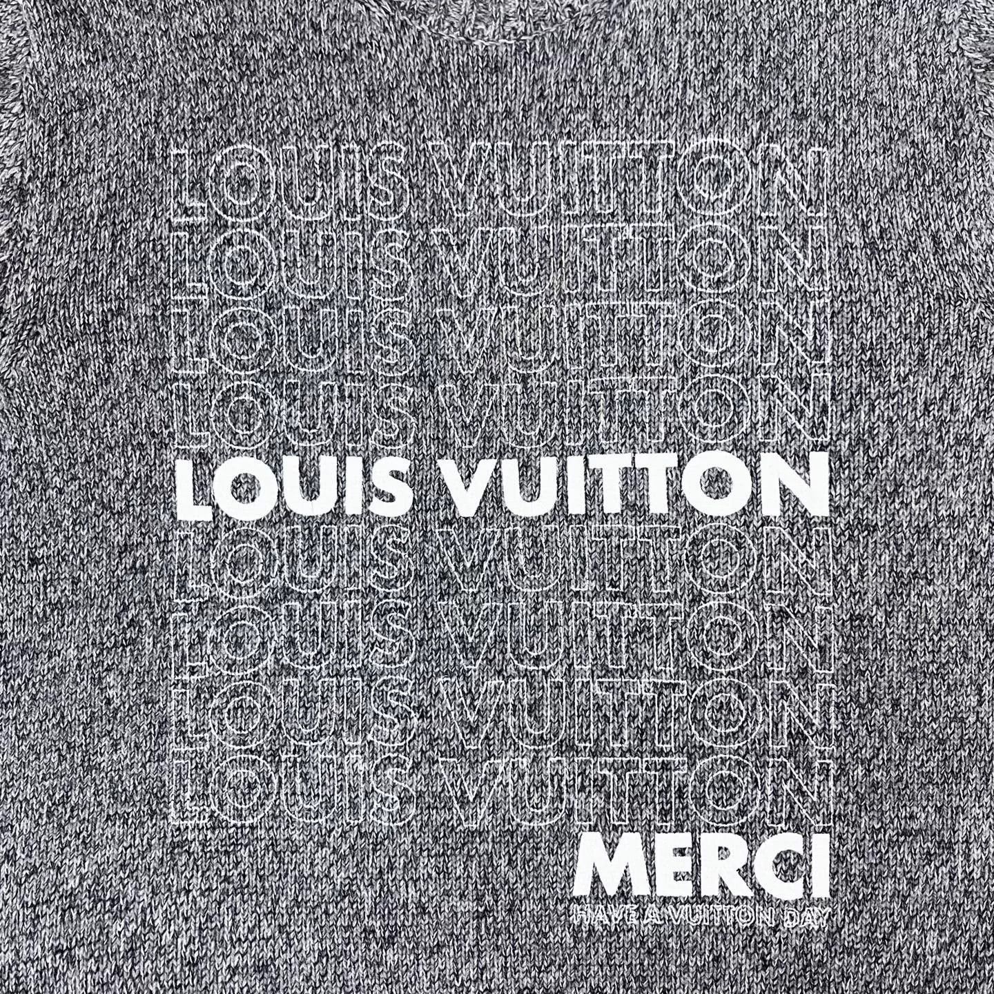 Louis Vuitton gray louis vuitton cashmere sweater Size US XXL / EU 58 / 5 - 5 Thumbnail