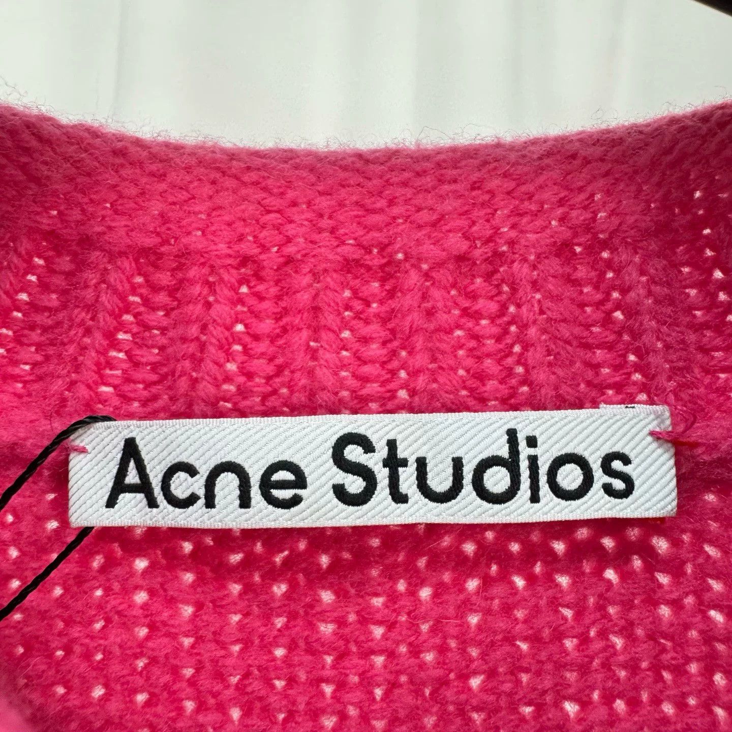 Acne Studios Acne Studios Pink Knitted Sweater with Embroidery Size S / US 4 / IT 40 - 5 Thumbnail