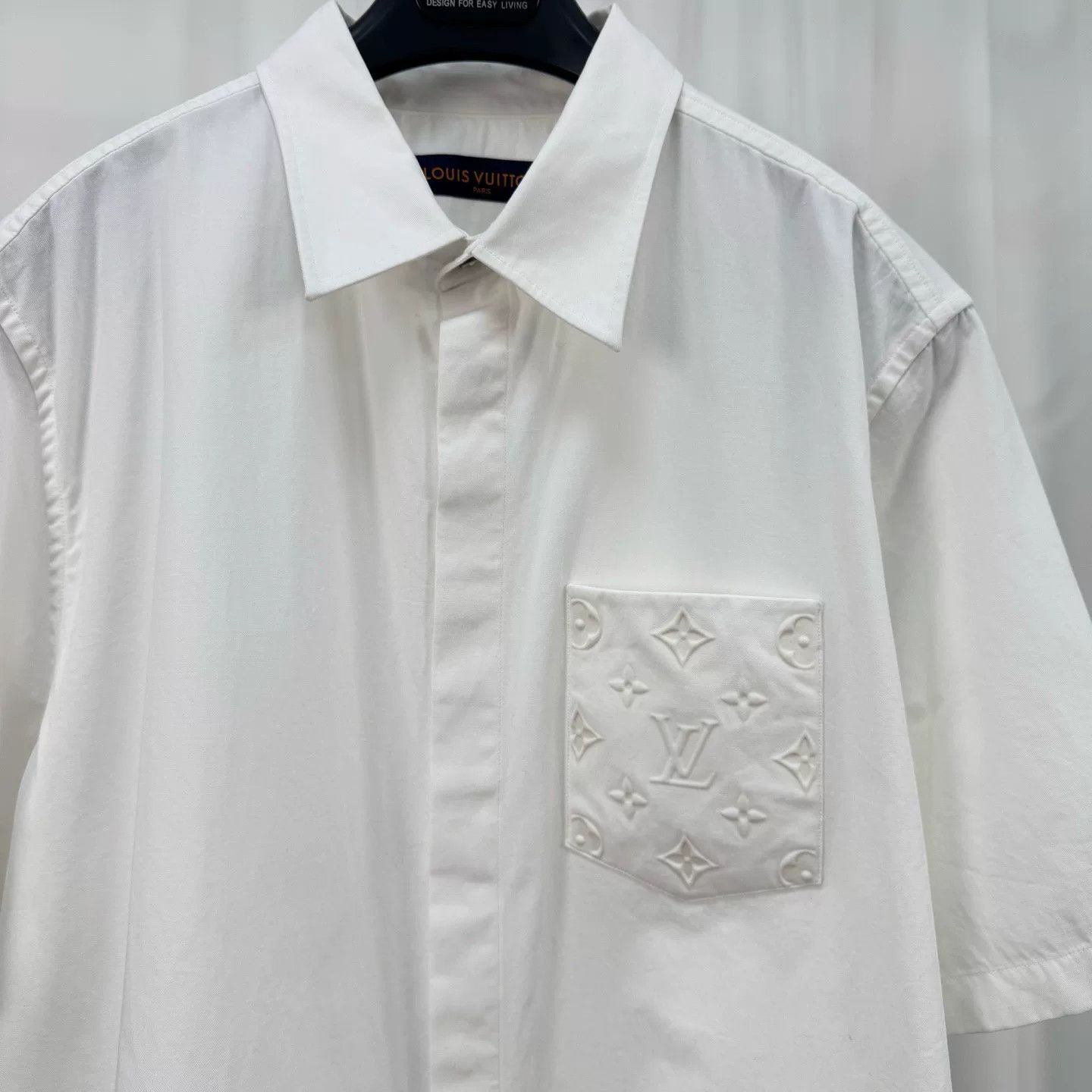 Louis Vuitton louis vuitton embossed short sleeve shirt Size US XXL / EU 58 / 5 - 3 Thumbnail