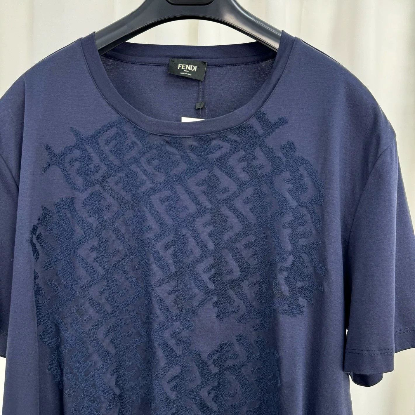 Fendi Fendi Embroidered Logo Short Sleeve Shirt Size US L / EU 52-54 / 3 - 3 Thumbnail