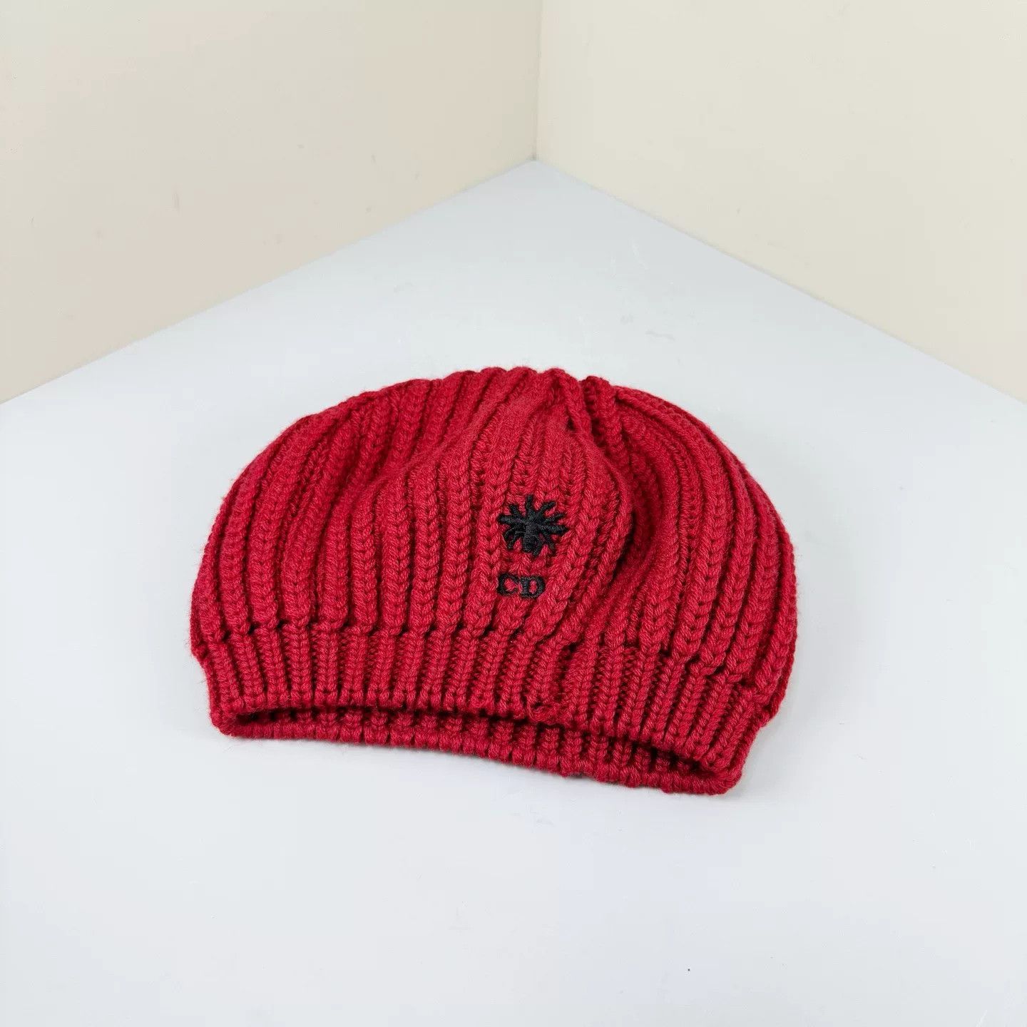 Dior Dior Embroidered Bee Knit Cold Hat Size ONE SIZE - 4 Thumbnail