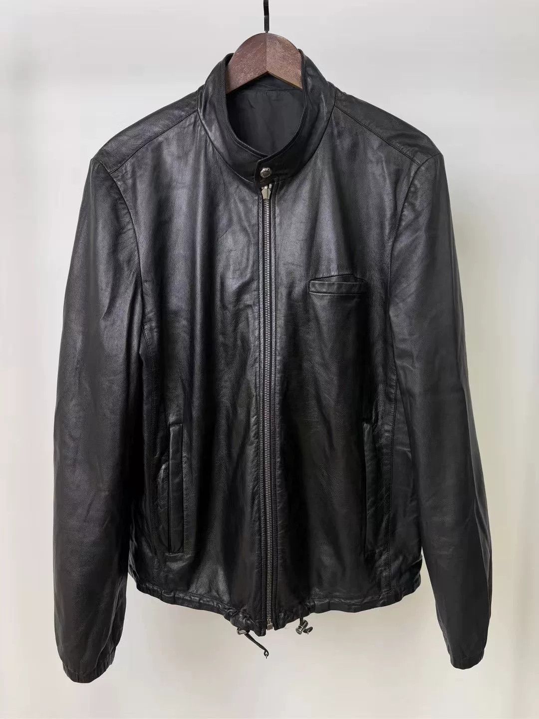 Prada Prada Reversible Leather Jacket for Men Size US L / EU 52-54 / 3 - 3 Thumbnail