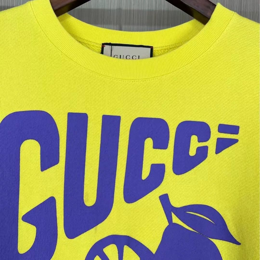 Gucci gucci lemon print logo sweatshirt size m Size US M / EU 48-50 / 2 - 3 Thumbnail