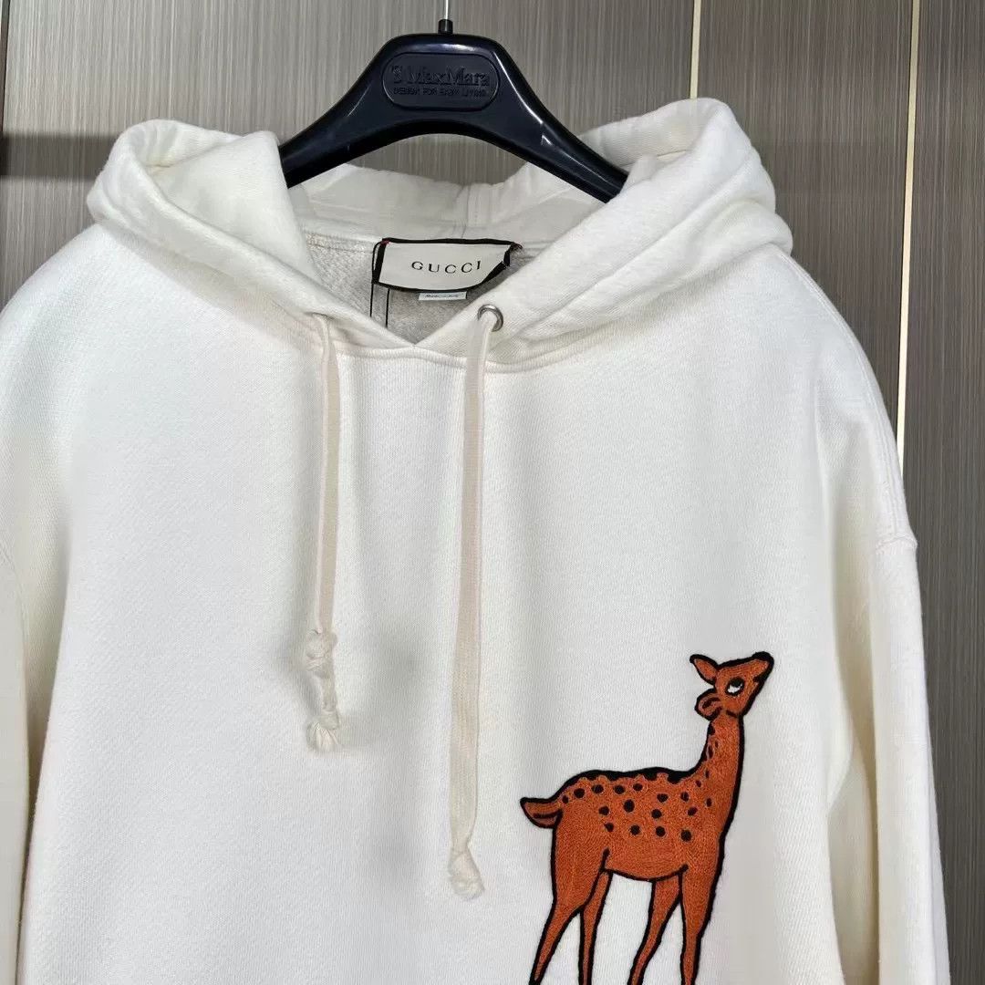 Gucci gucci embroidered giraffe hooded sweatshirt Size XS / US 0-2 / IT 36-38 - 3 Thumbnail