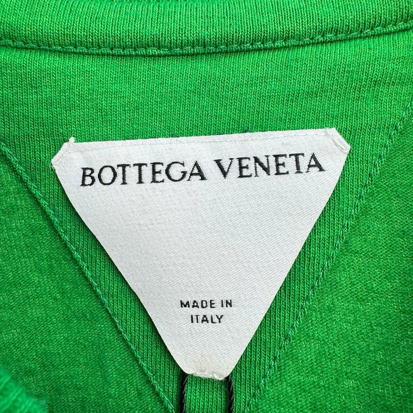 Bottega Veneta Bottega Veneta Embroidered Short Sleeve Green Tee Size US S / EU 44-46 / 1 - 7 Thumbnail