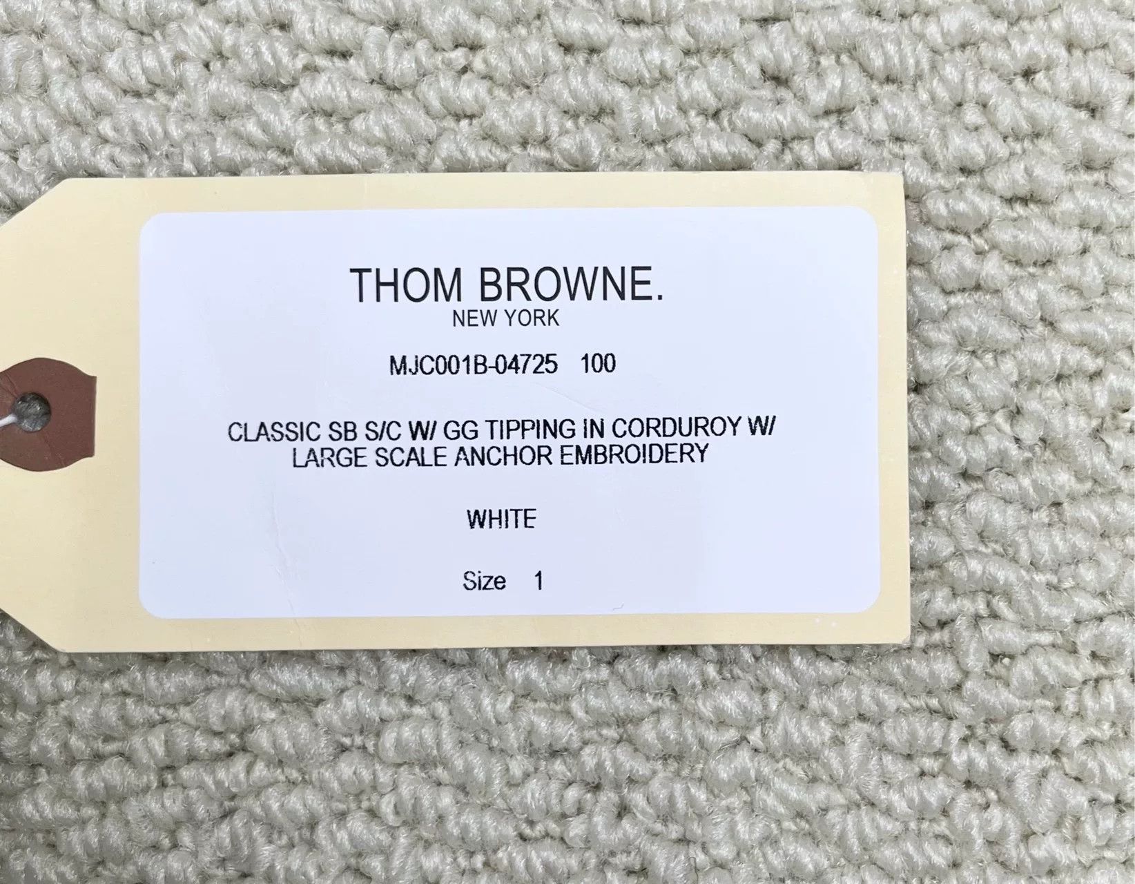 Thom Browne thom browne corduroy anchor logo blazer Size US S / EU 44-46 / 1 - 8 Thumbnail