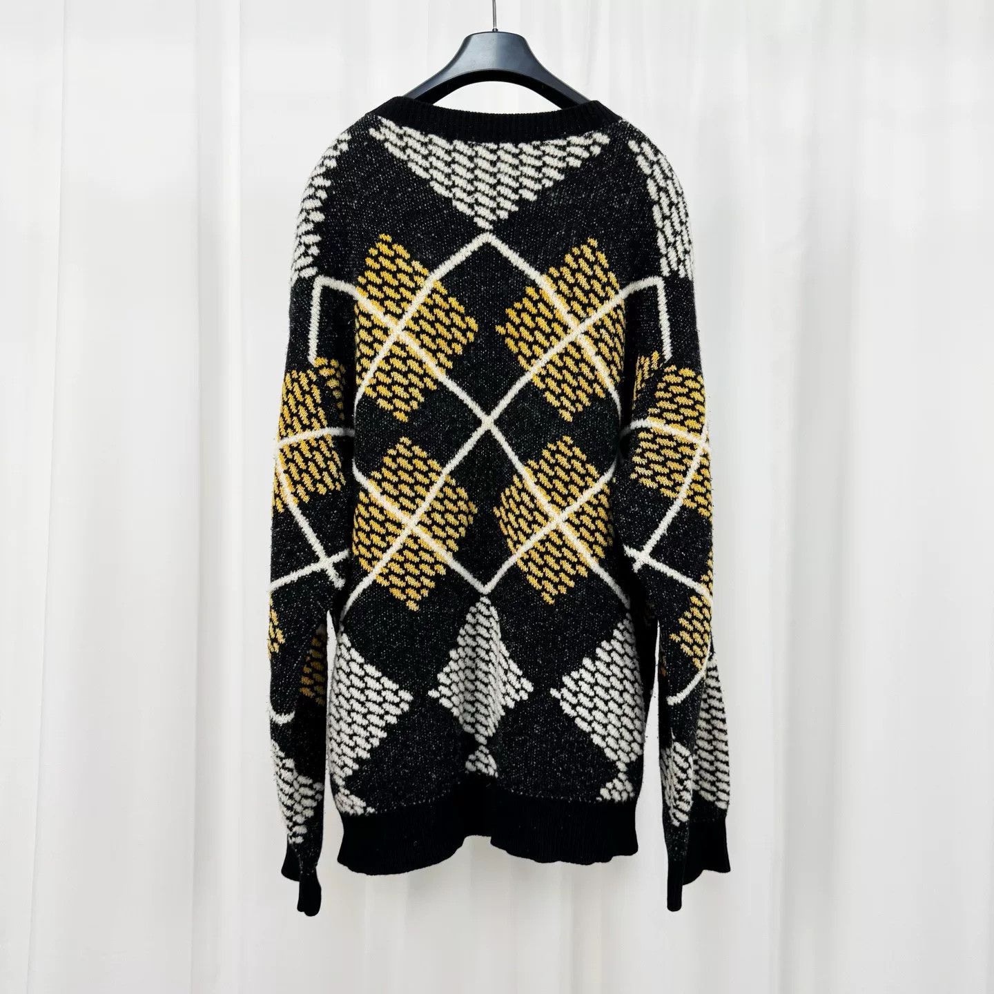 Louis Vuitton louis vuitton argyle pattern wool sweater Size XXL / US 16-18 / IT 52-54 - 2 Thumbnail