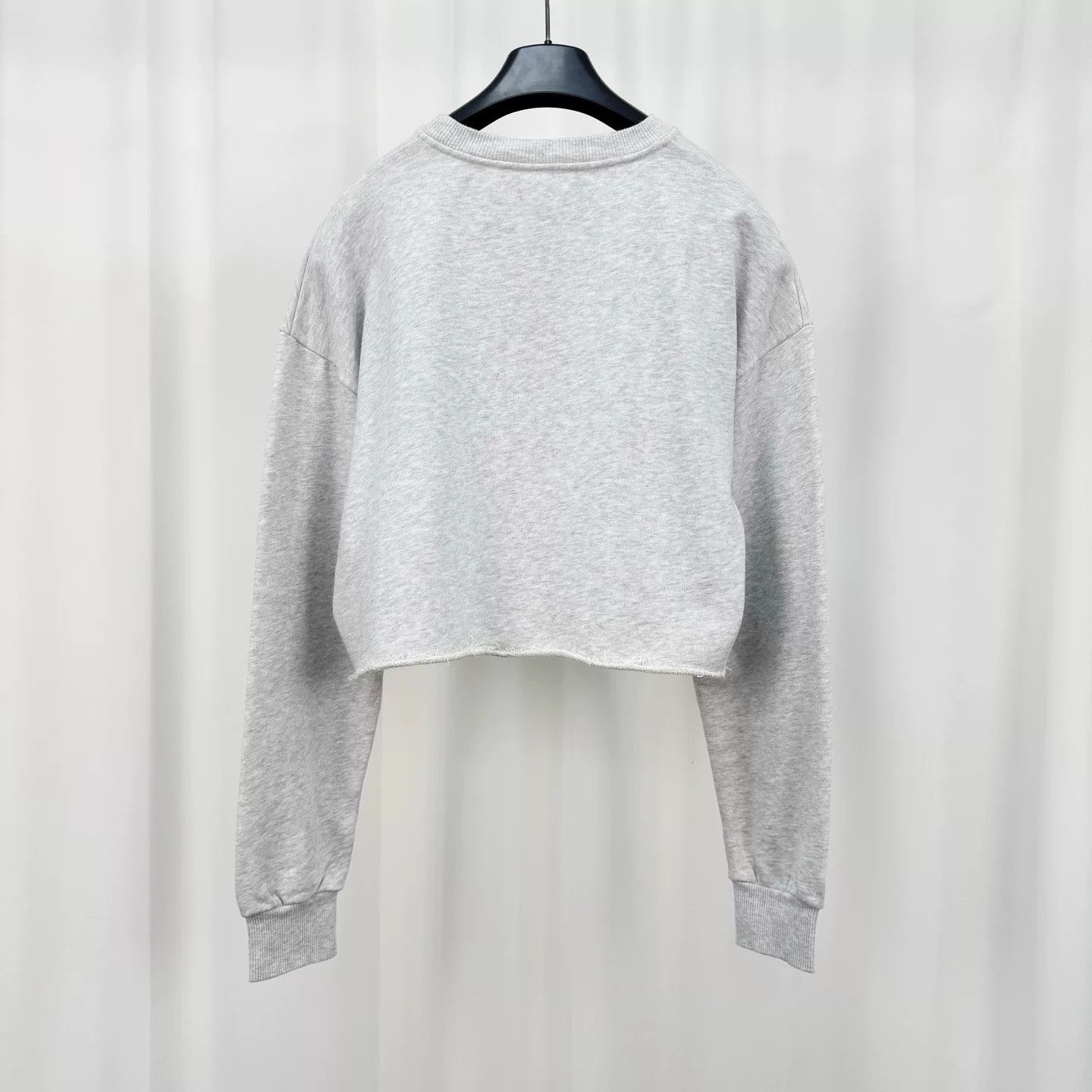 Celine celine short letter print crop sweatshirt Size S / US 4 / IT 40 - 2 Thumbnail