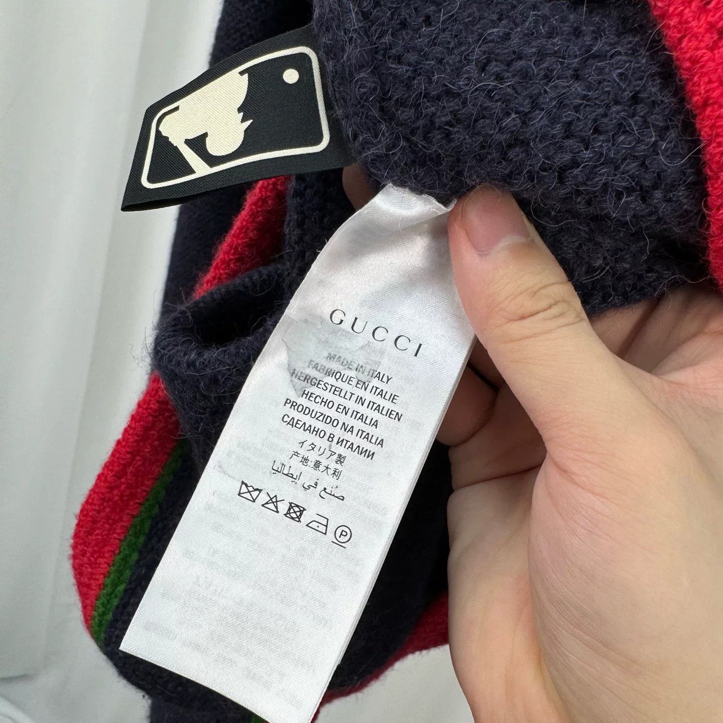 Gucci gucci MLB embroidered long knit cardigan Size US L / EU 52-54 / 3 - 6 Thumbnail