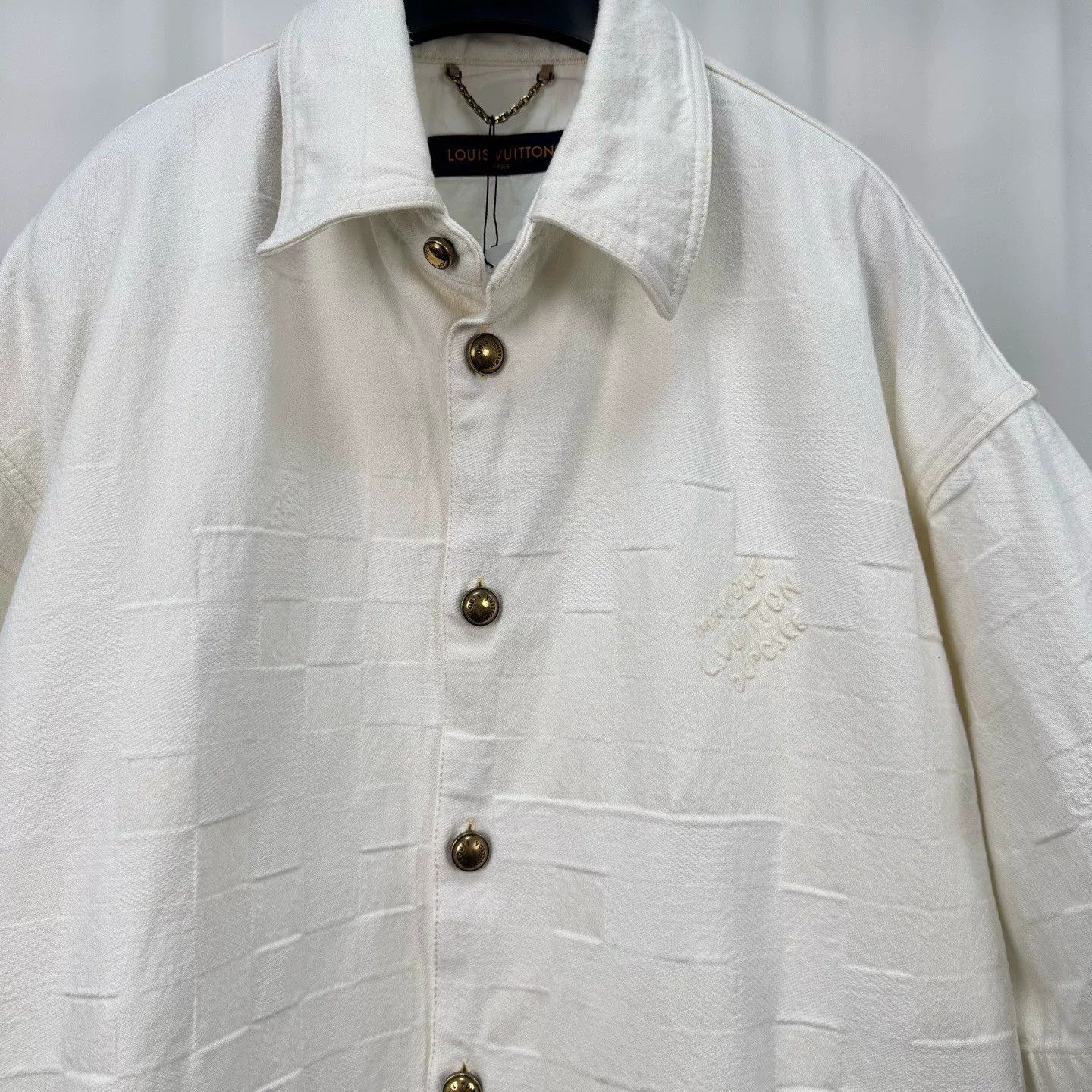 Louis Vuitton louis vuitton embroidered denim shirt collaboration Size US XL / EU 56 / 4 - 3 Thumbnail