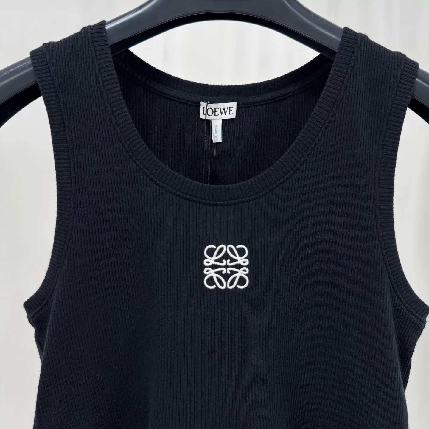 Loewe Loewe Black Embroidered Logo Vest Size M / US 6-8 / IT 42-44 - 3 Thumbnail